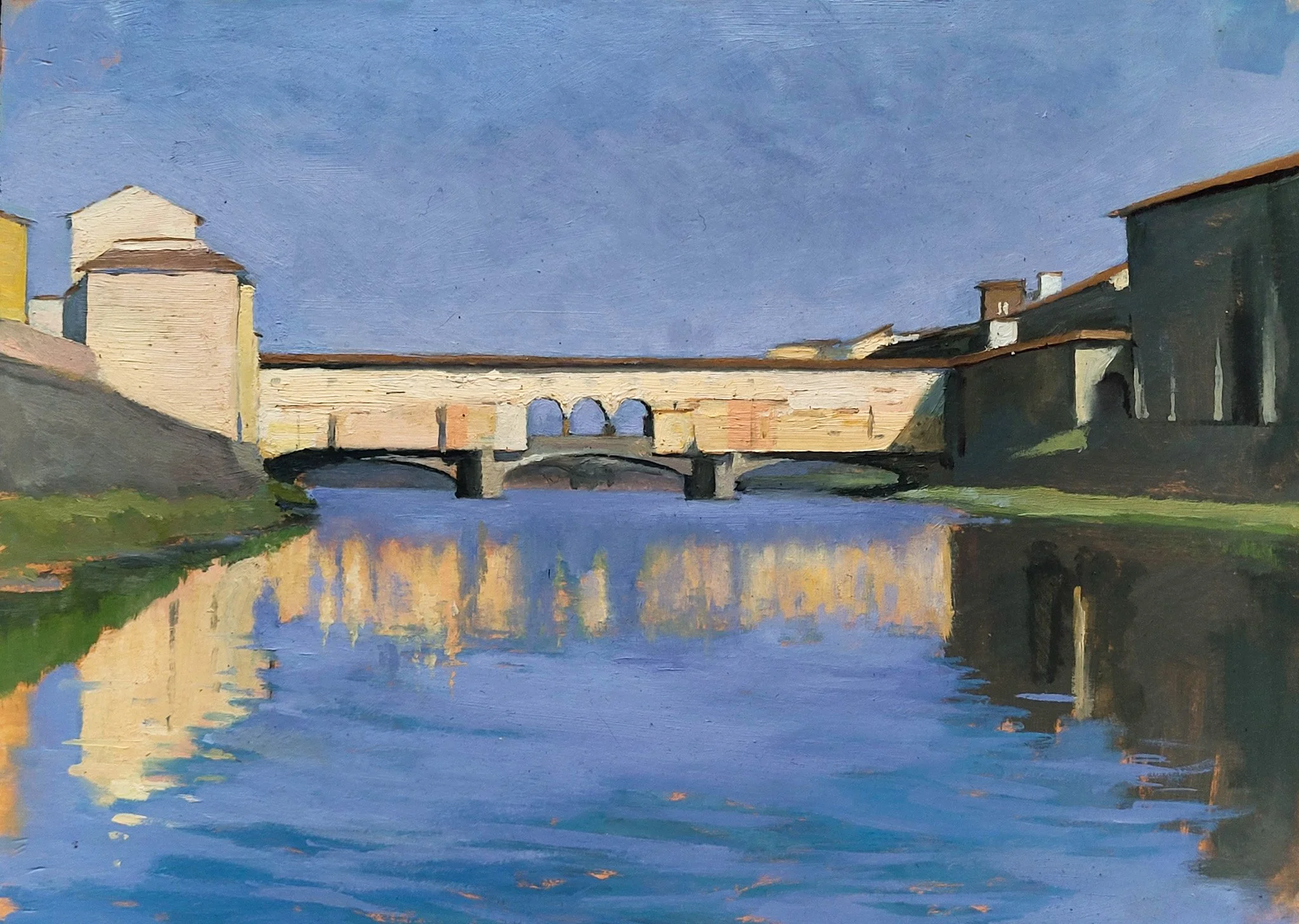 'Ponte Vecchio' - 30 x 40cm - Oil on Panel - 2024
