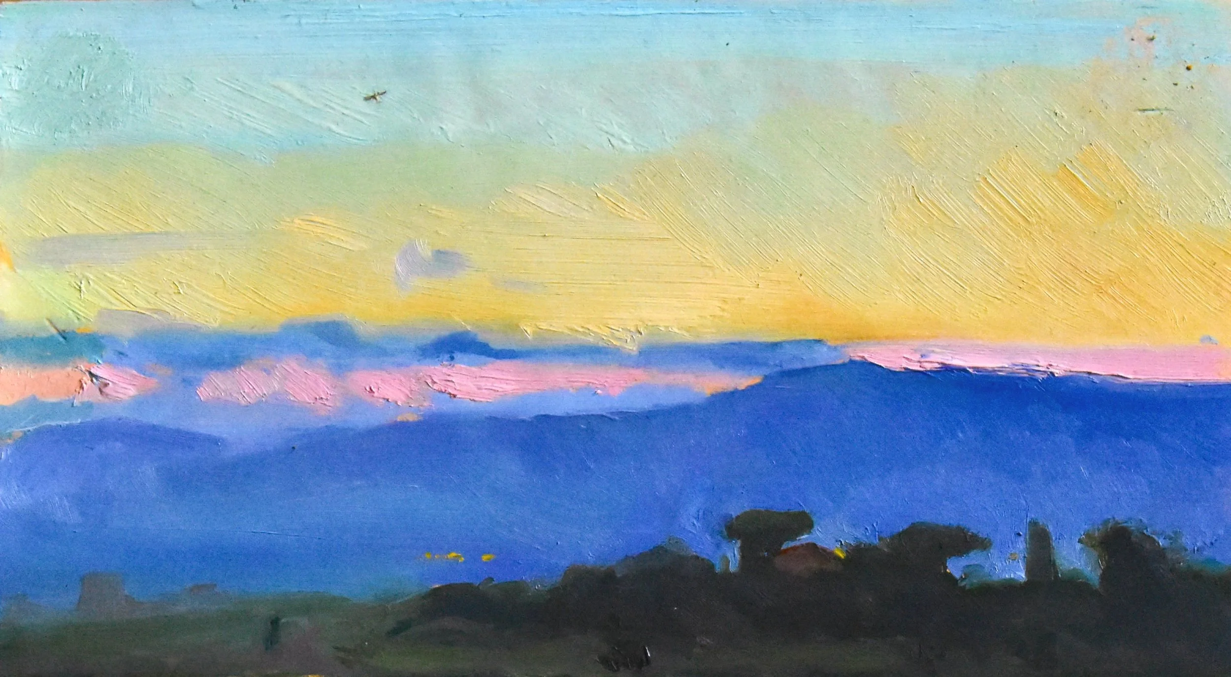'Sunrise in Chianti' - Oil on Panel - 2024