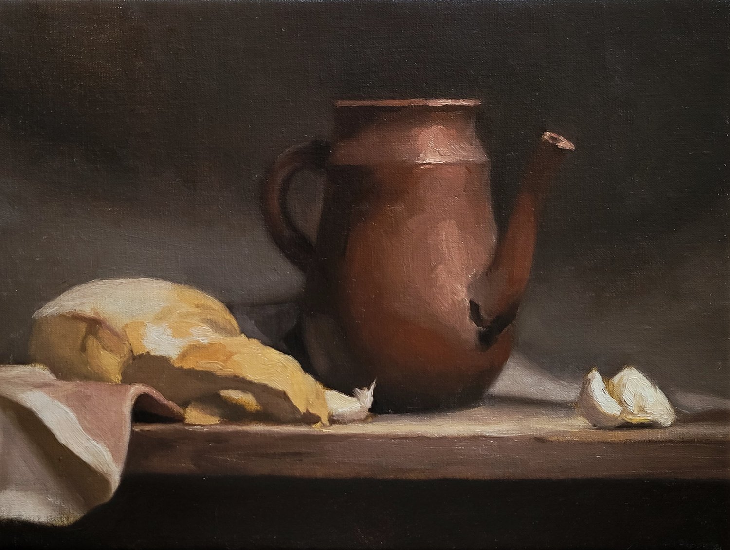 'Tuscan Still Life' - 32 x 42cm - Oil on Canvas - 2023