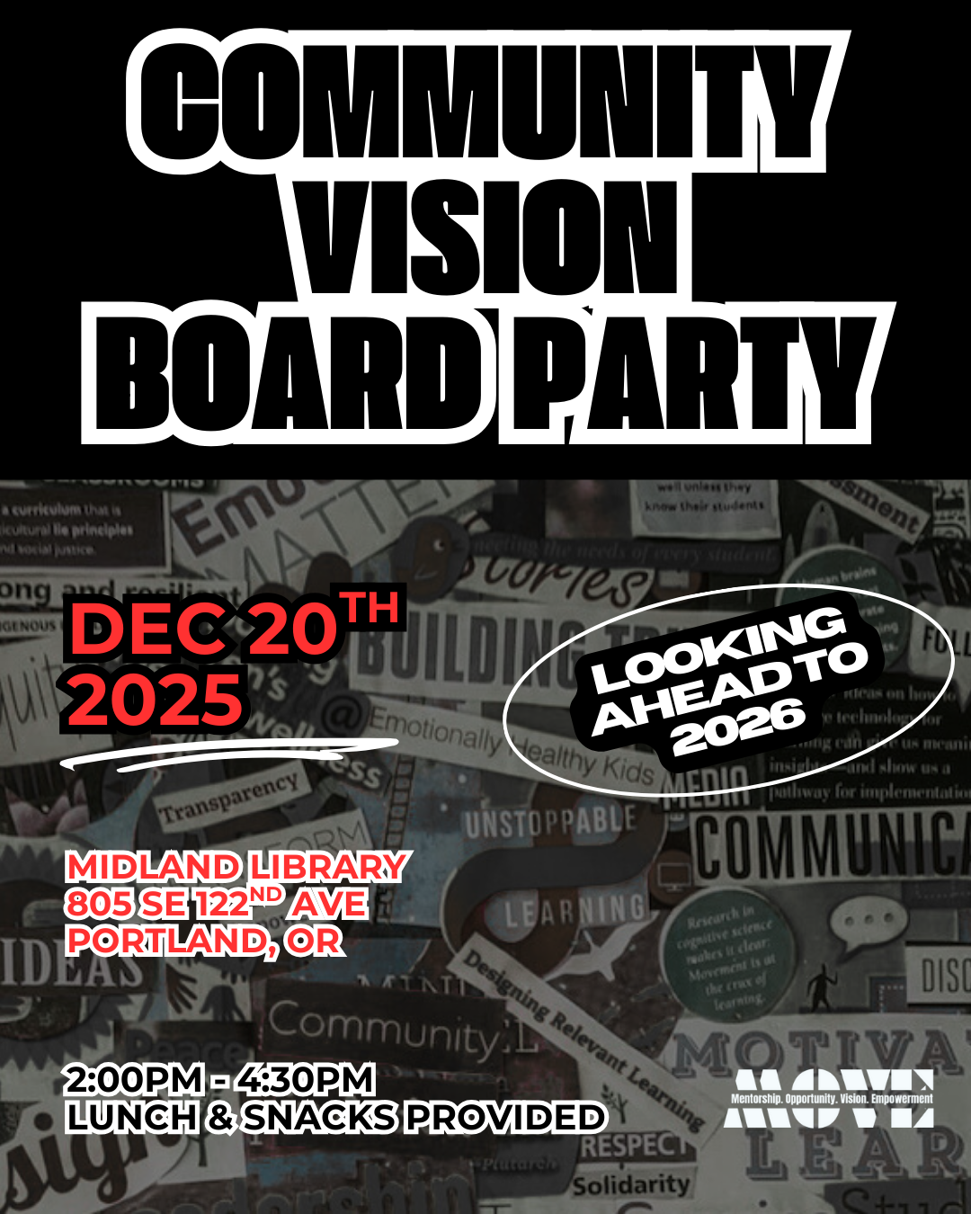 Community Vision Board Party