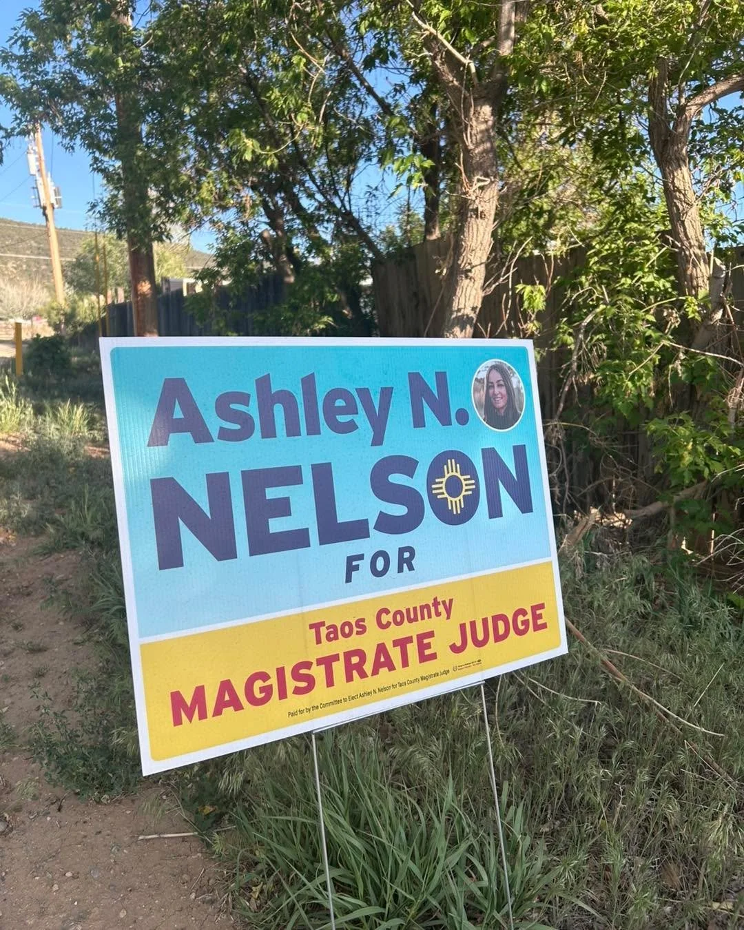 Thank you Taos County for all the likes, follows, and shares on social media, it means so much to me to feel all of your support! 

We have had tons of requests for signs over the last few weeks, and have officially run out. Instead of campaign signs