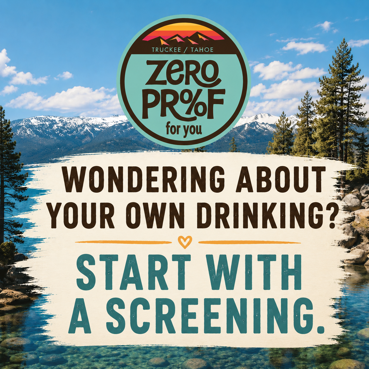 Wondering About Your Own Drinking? Start With a Screening.