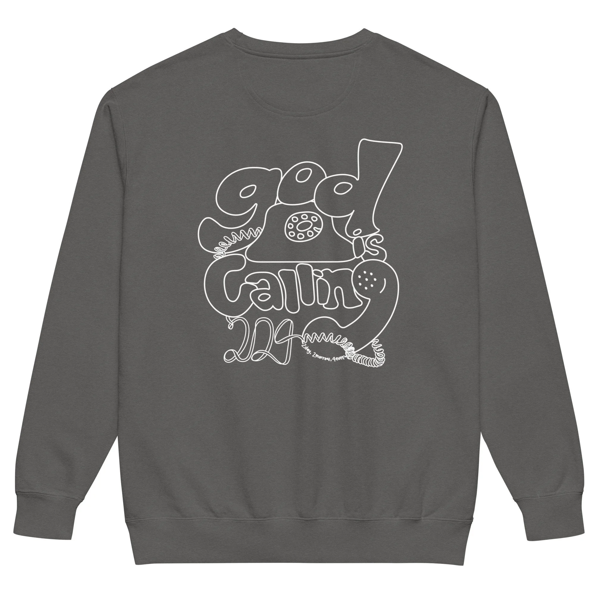 God is Calling Sweatshirt - Charcoal