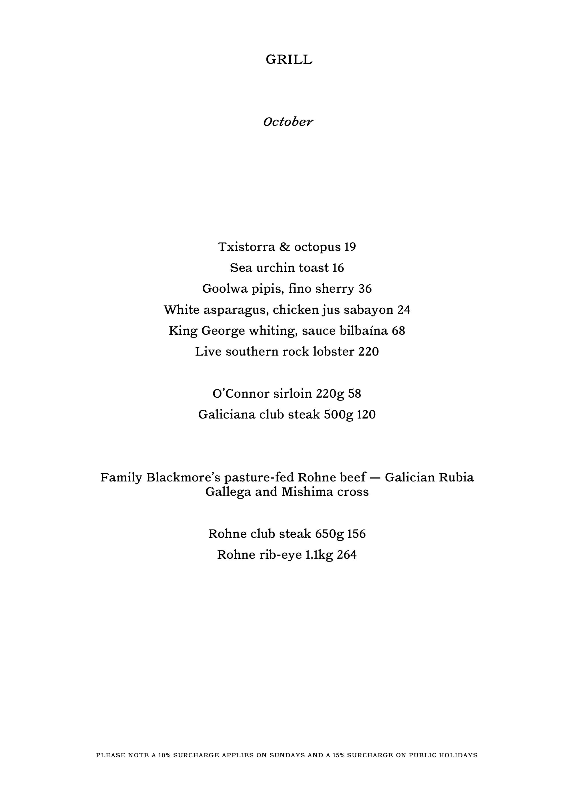 A LA CARTE