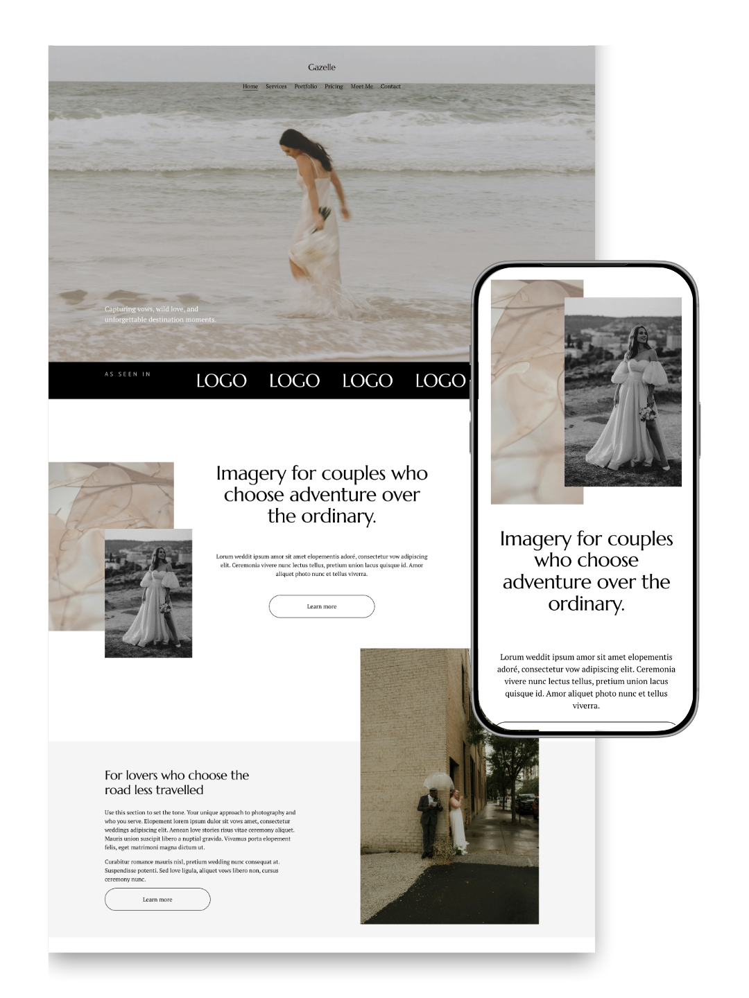 Gazelle | Squarespace 7.1 Fluid Engine Template