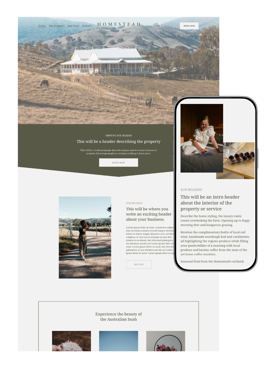 Homestead | Squarespace 7.1 Fluid Engine Template