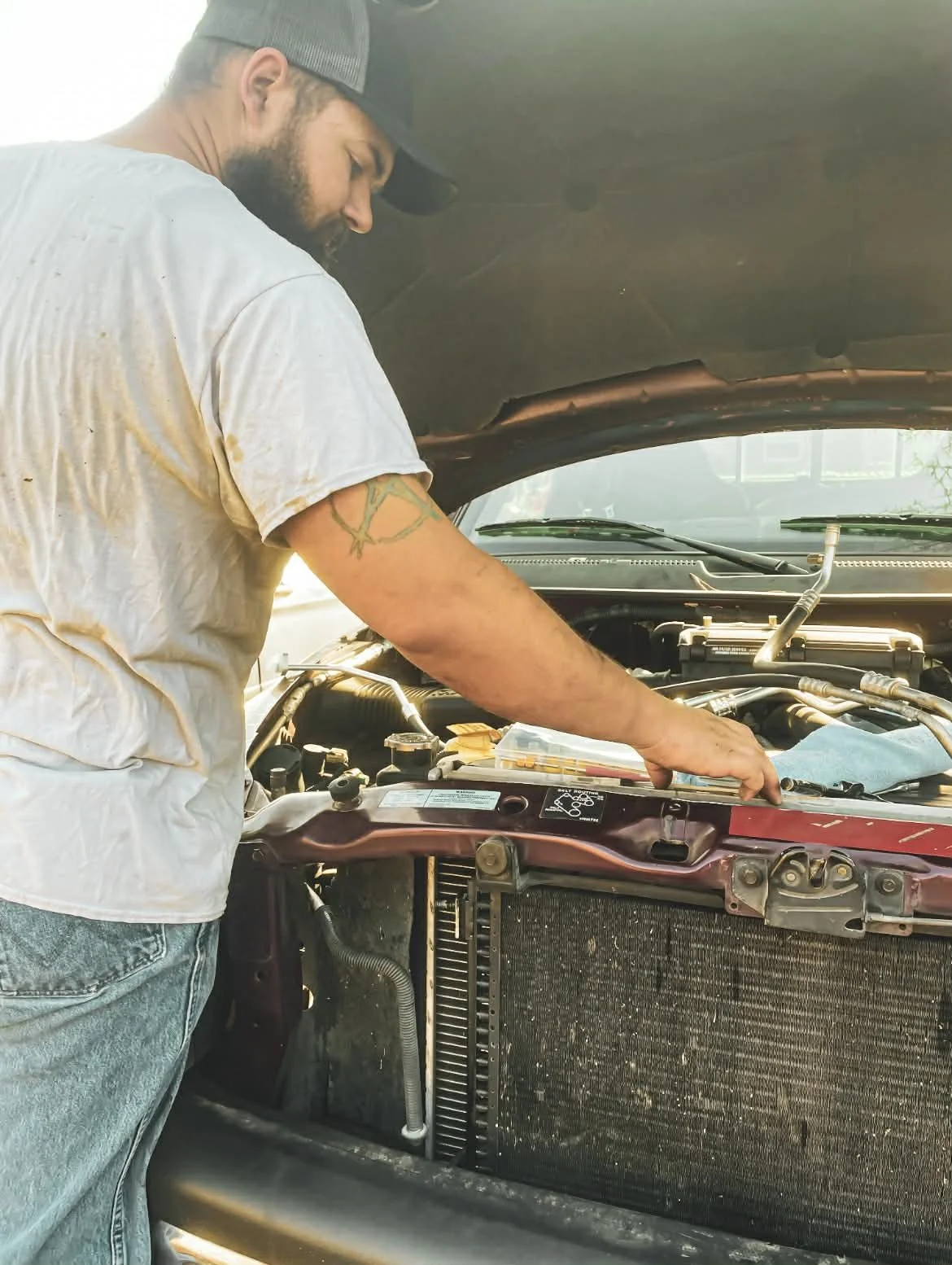 Successfully completed an A/C line repair on a 2001 Dodge Ram 1500