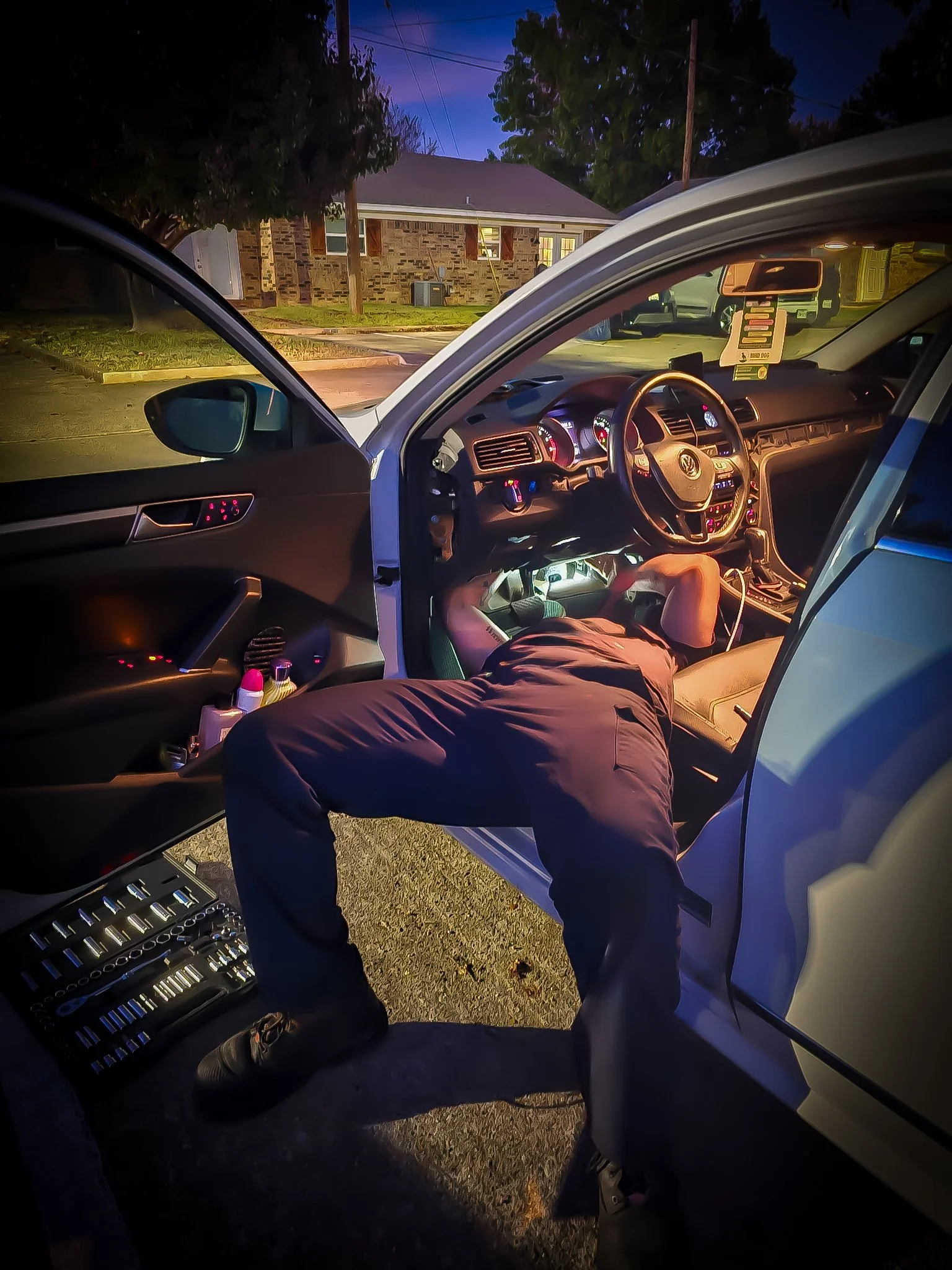 A Blend Door Actuator replacement, on a 2016 Volkswagen Passat