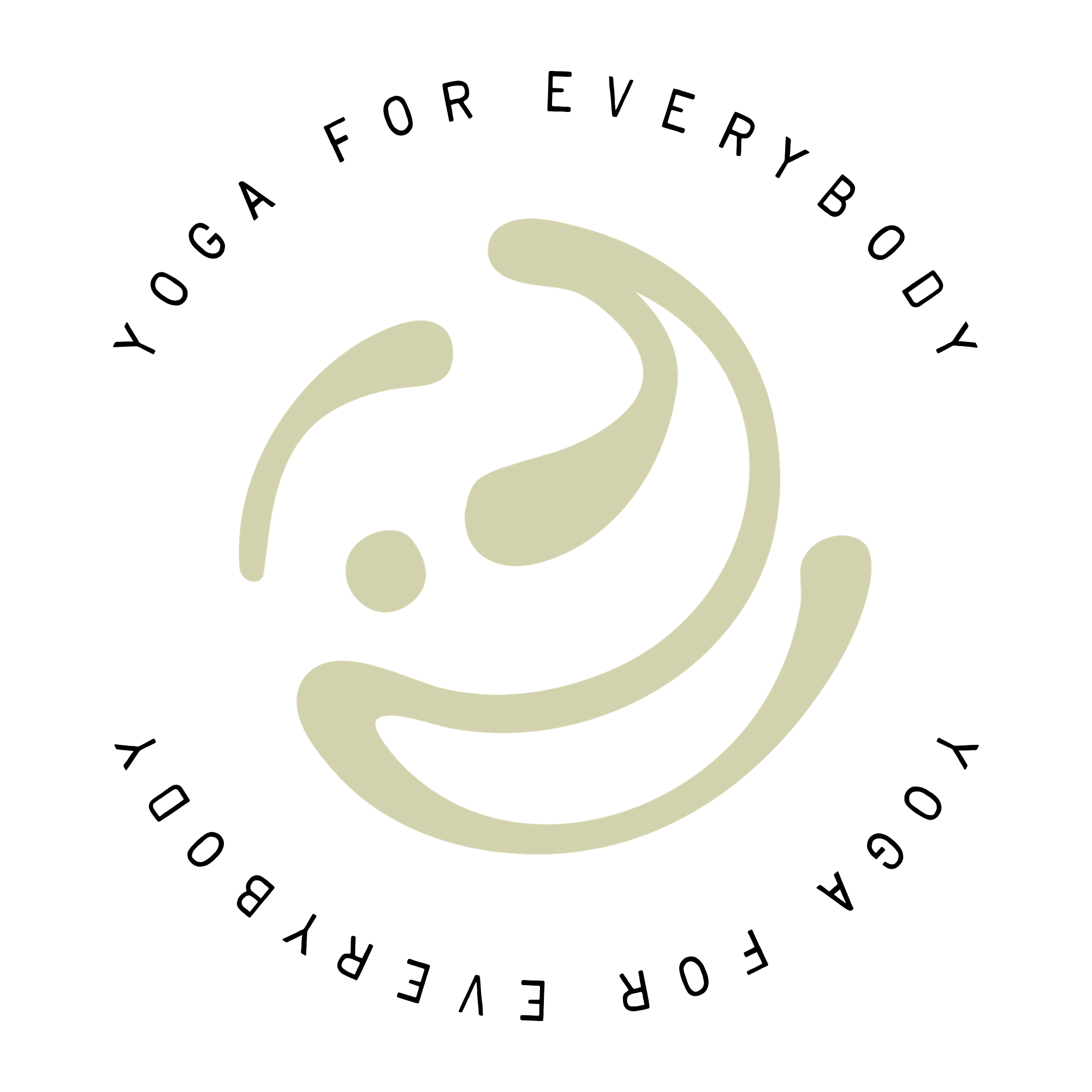 Abstract illustration of a question mark and swirling lines in beige color on a black background.