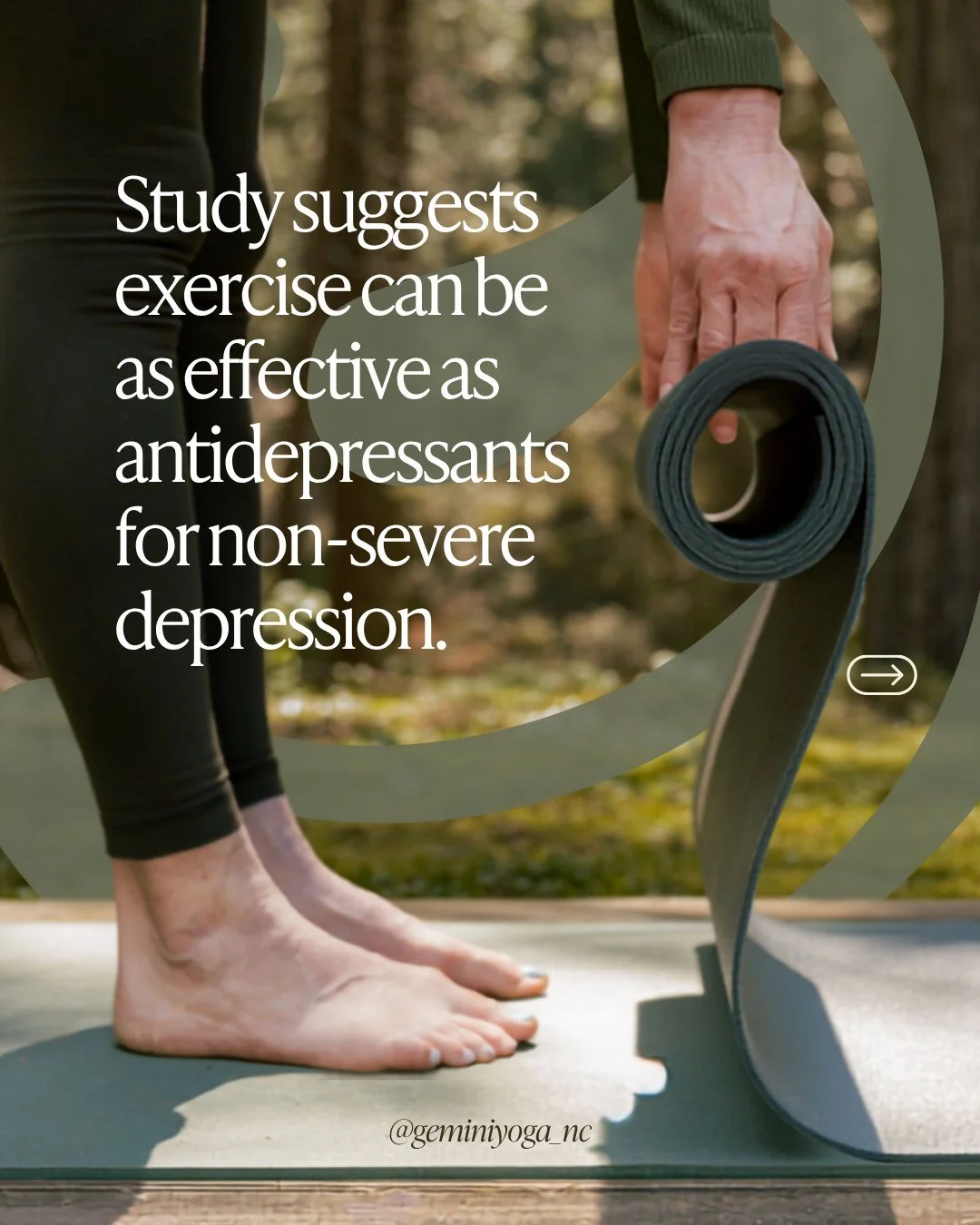 We all know movement can make us feel better, but the research behind how much it can impact our mental health is pretty remarkable.

Large reviews have found that exercise can significantly reduce symptoms of depression, with yoga, walking or joggin
