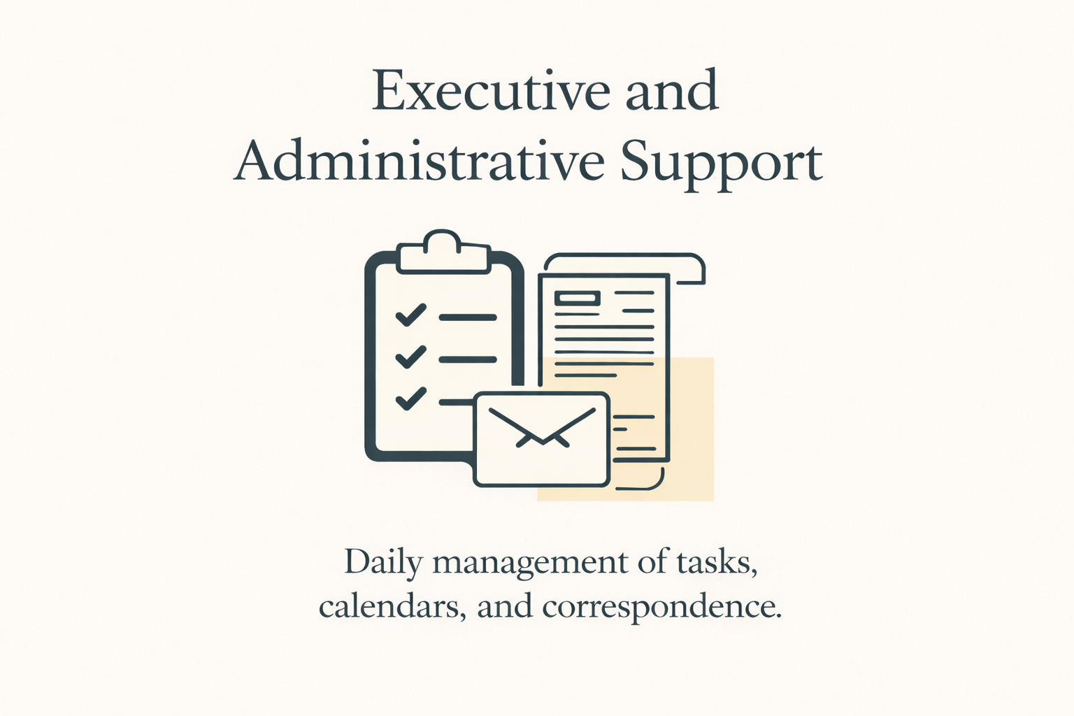 Executive and Administrative Support