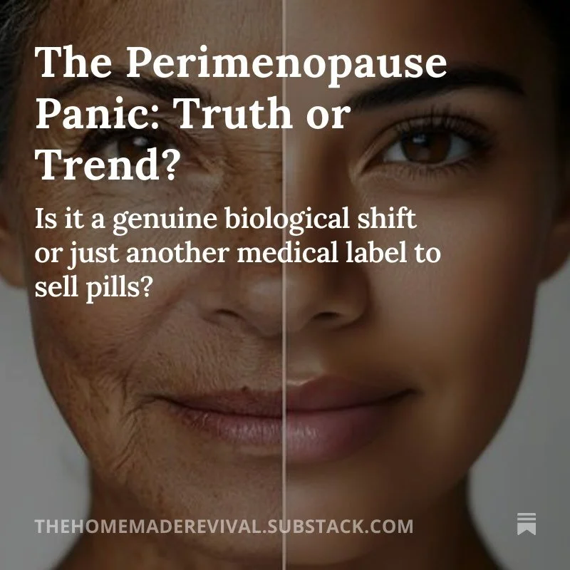 Perimenopause is a very legitimate hormonal transition. It can begin years before menopause and includes real changes in our progesterone, estrogen, cortisol, insulin sensitivity, and thyroid function.

Some women feel it super strongly. Sleep change
