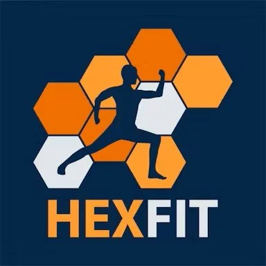 Logo de l'application HexFit utilisée pour la préparation physique.