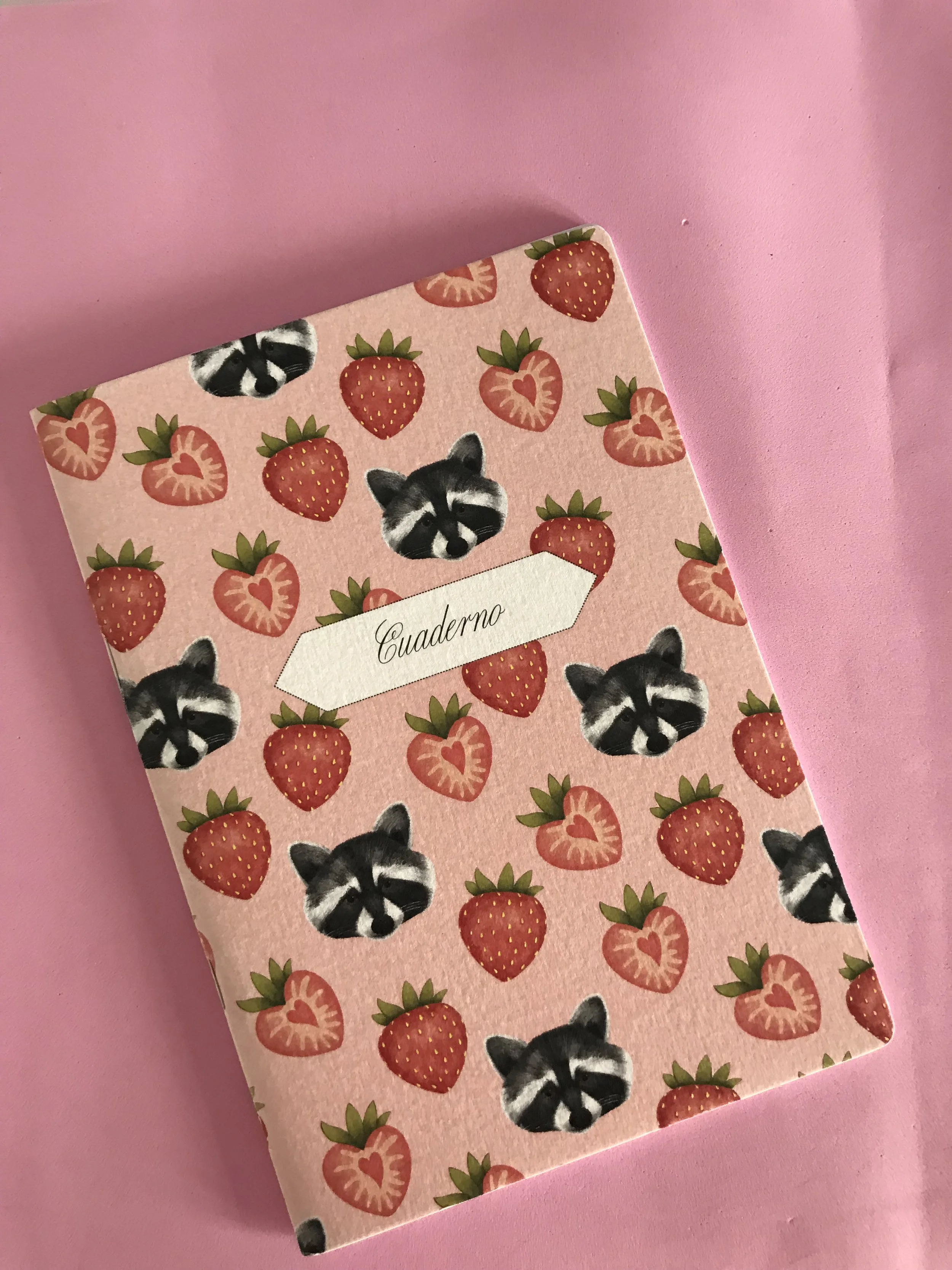 Cuaderno mapache