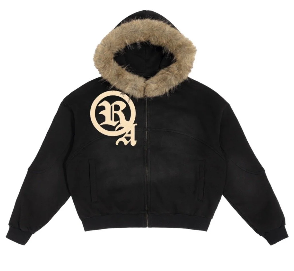 RA Detachable Fur Hoodie
