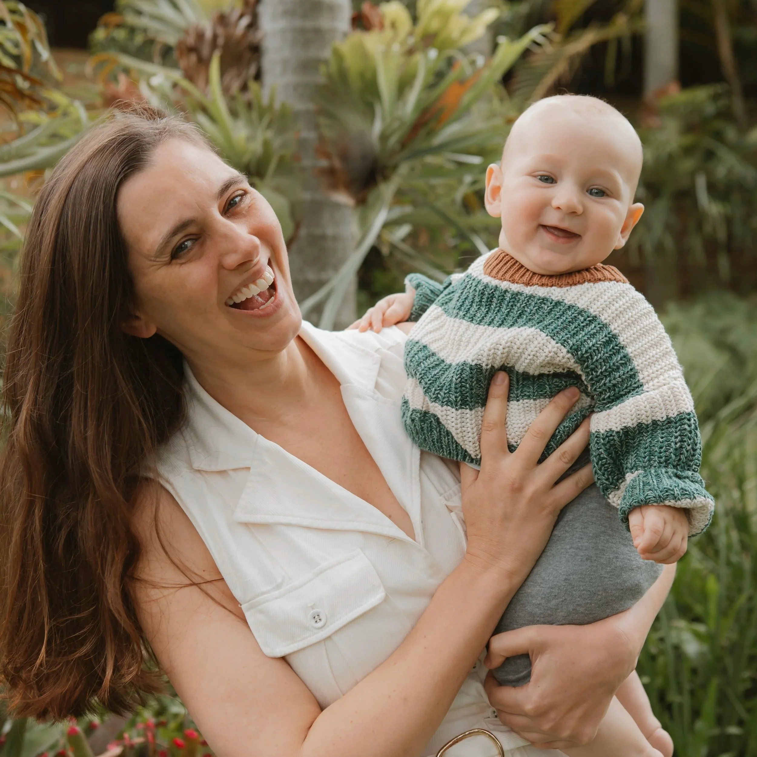 A mum and baby at a mothers group in Clayfield