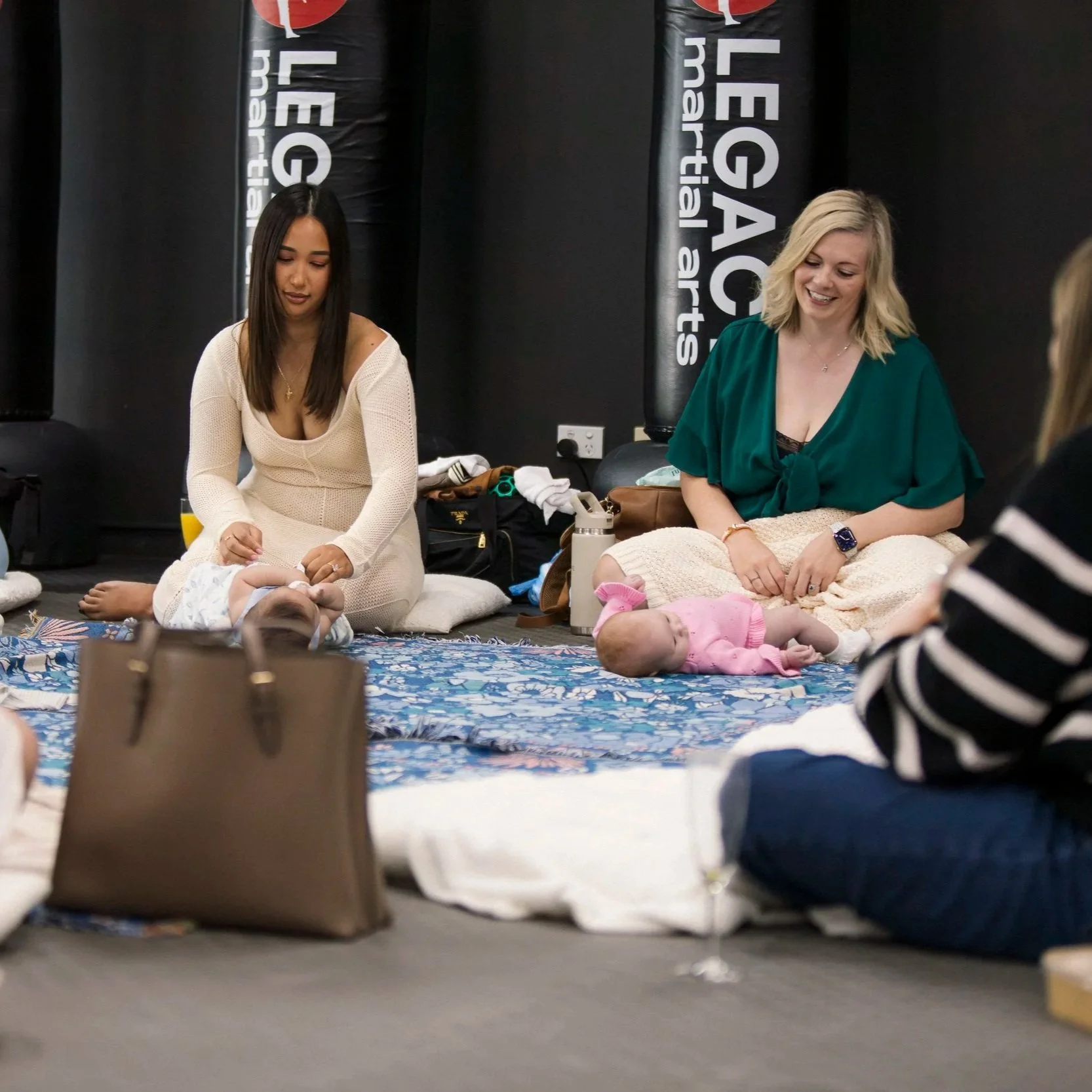 Mums connecting at a mums group in Redcliffe brisbane