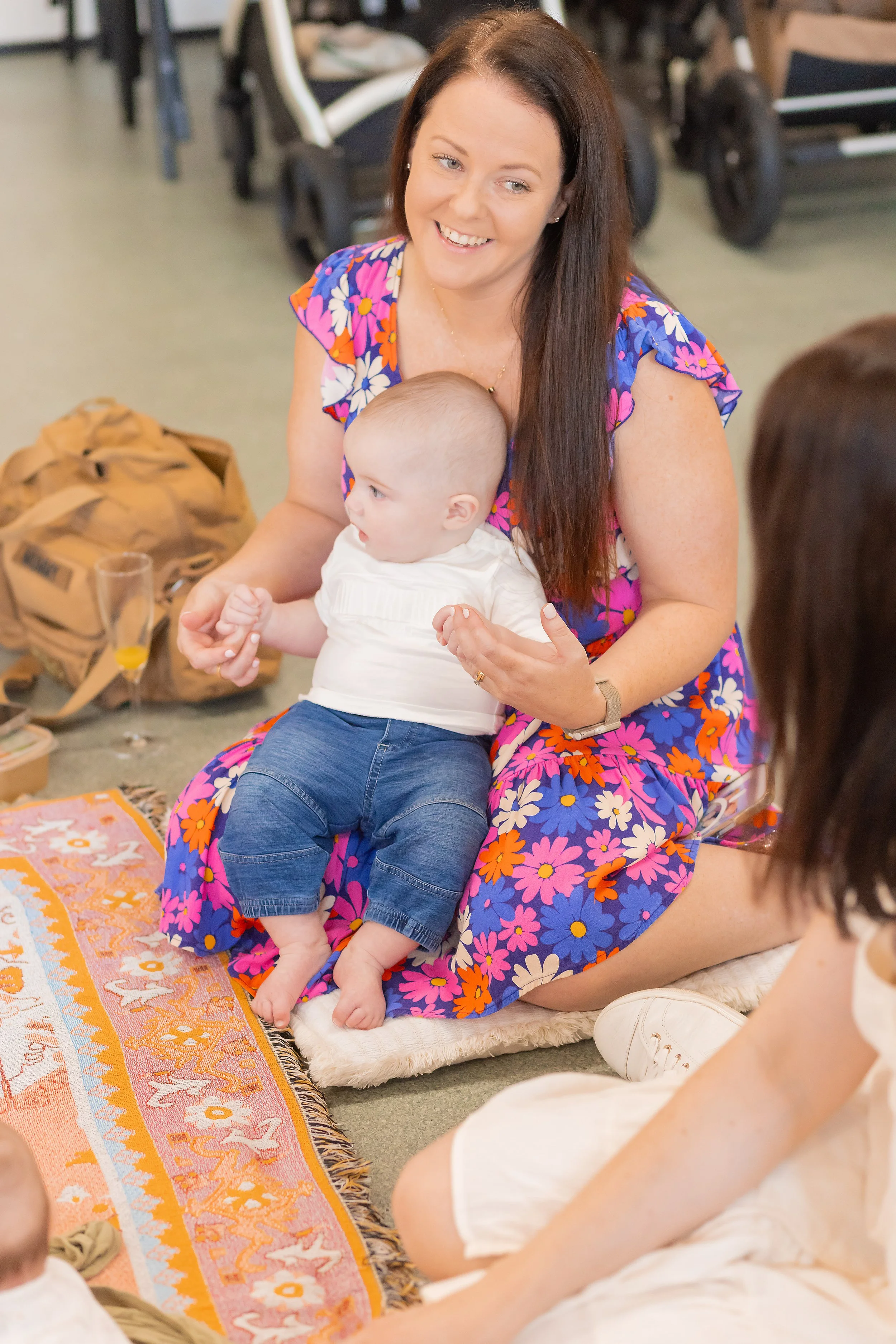 Rashelle Leahy the founder of Mummas Circle and podcast author of inside mummas cicle hosting a mums group in Everton Park.