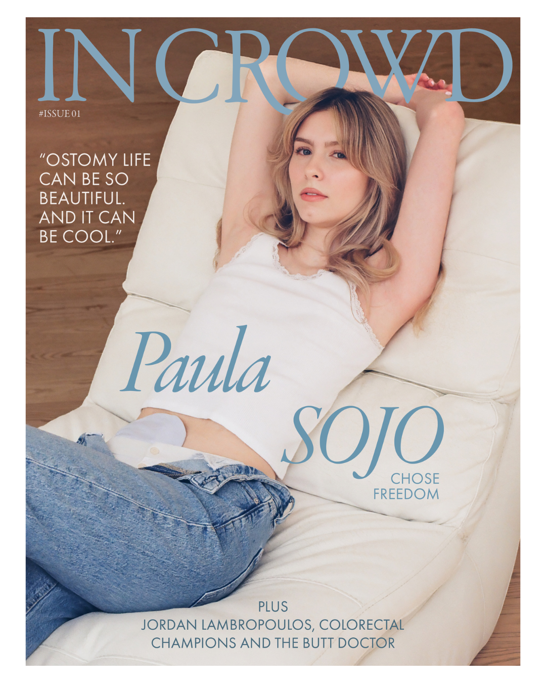 In Crowd magazine, a lifestyle publication for people with continence conditions