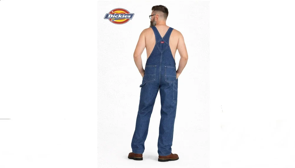 salopette dickies grande taille vu de dos.webp