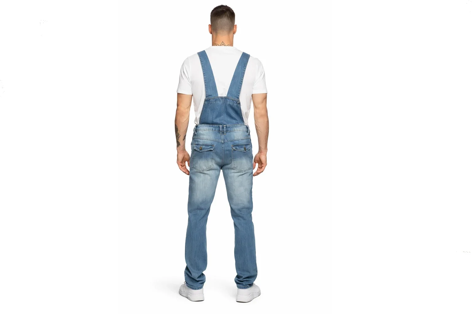 salopette homme en jean souple.webp