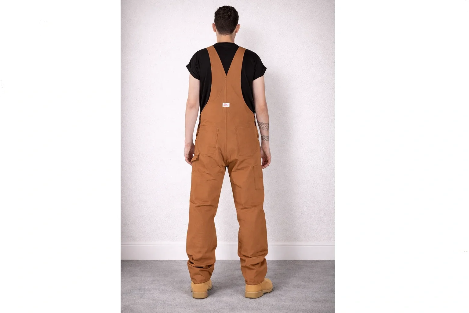 salopette round house marron grande taille pour homme.webp