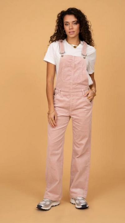 salopette en velours pur femme