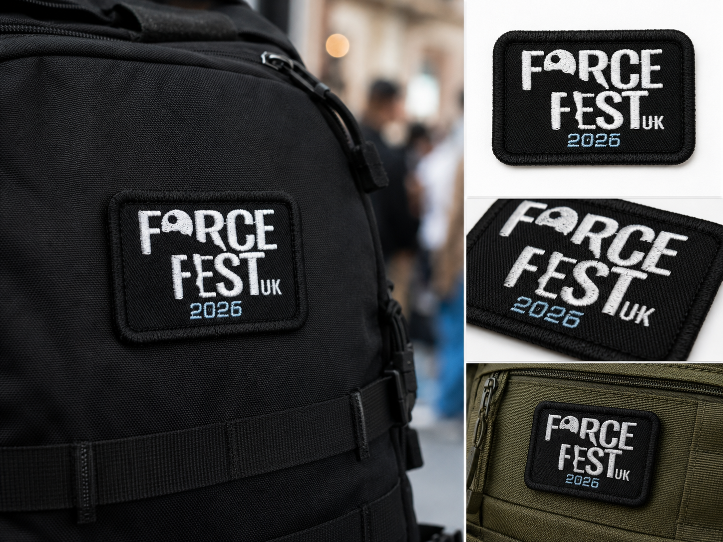 Force Fest UK 2026 Woven Patch