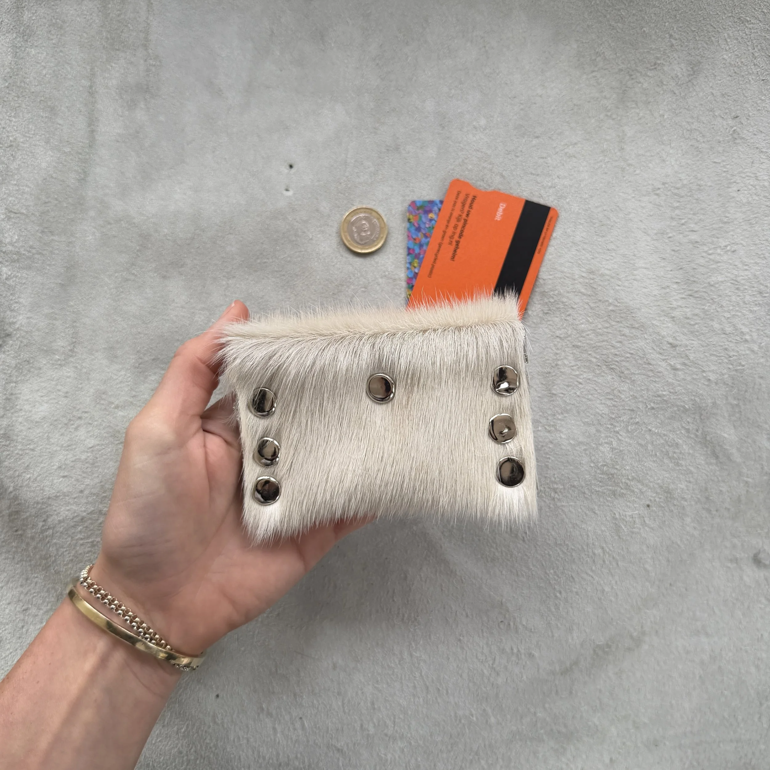 Cowhide Squeeze Wallet