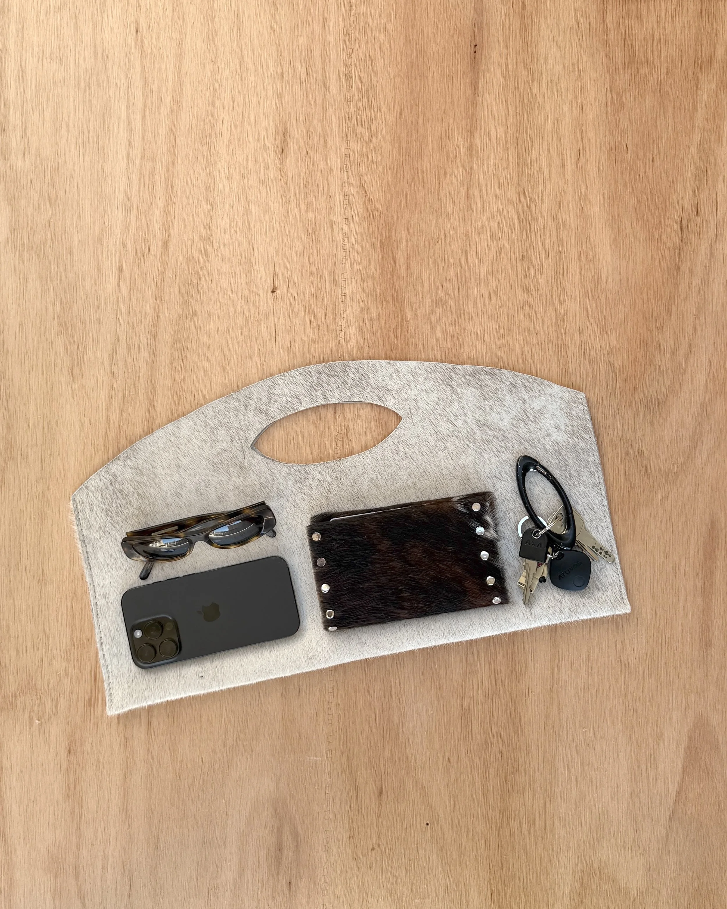 Cowhide Handbag - Large