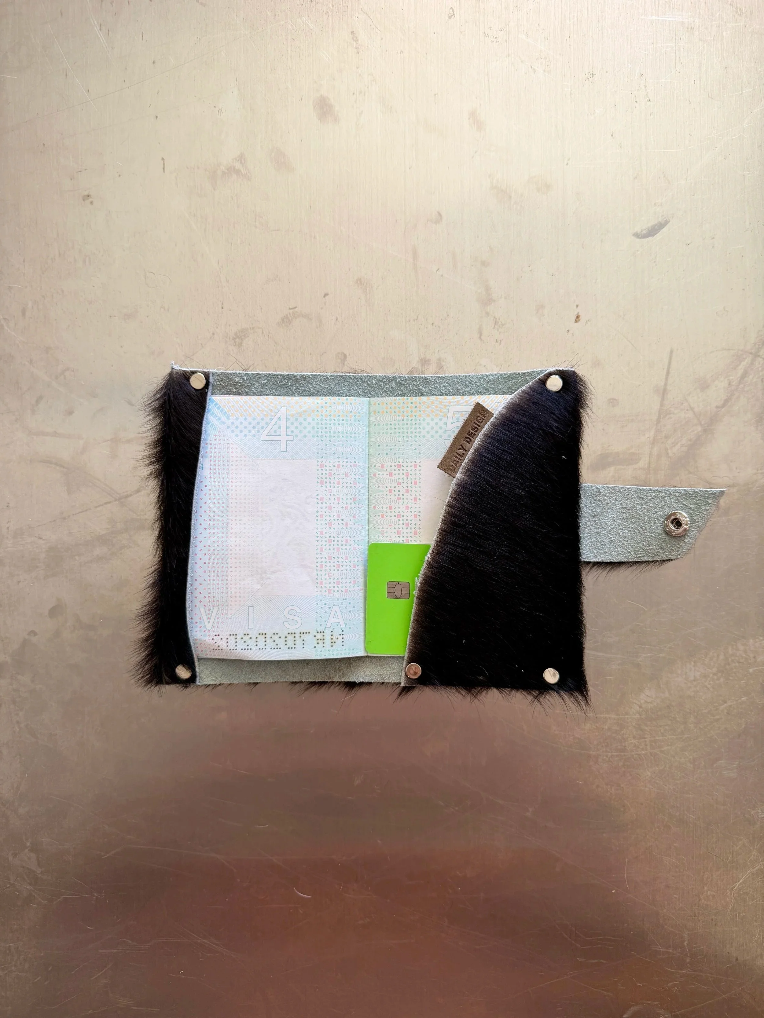 Cowhide Passport Holder