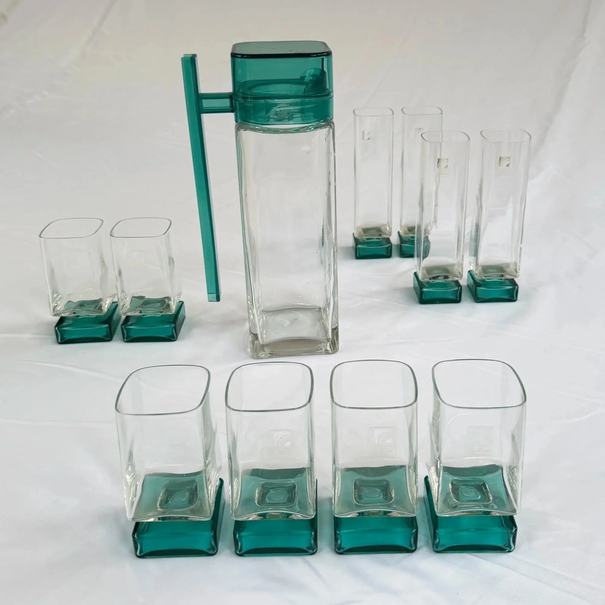 Vintage 90s Glassware Set by Luigi Bormioli for Light & Music