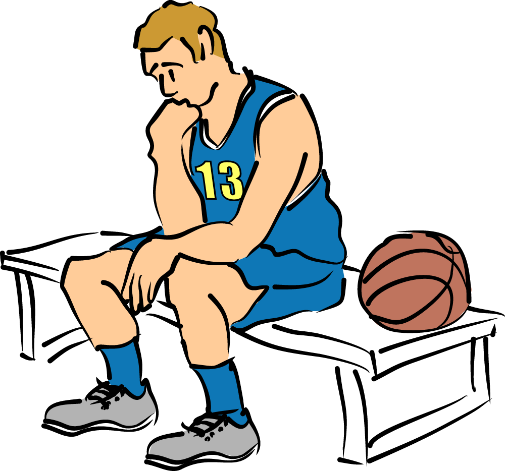 The Bench Warmer - Memories From the Bench - sad basketball player
