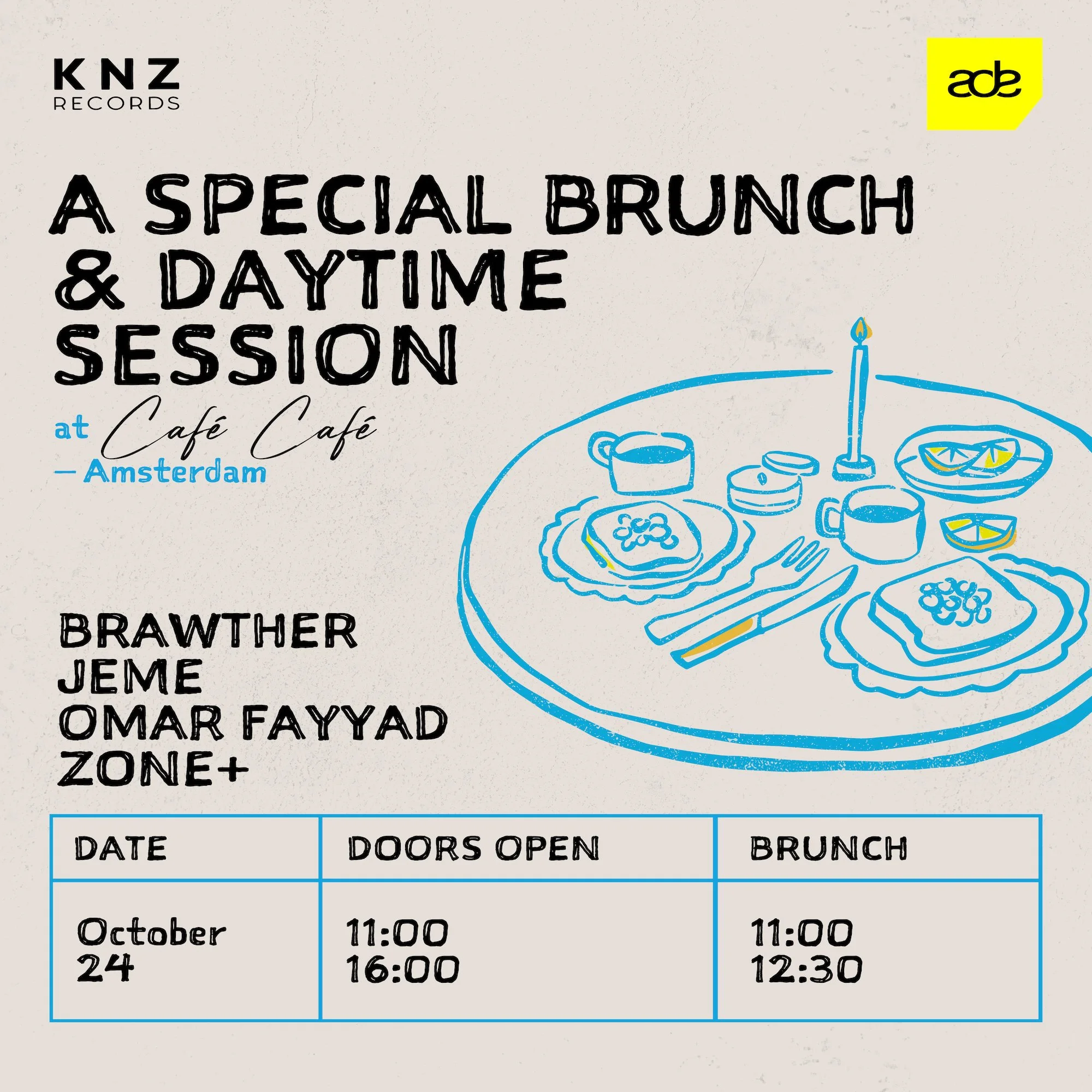 Day Time Session & BRUNCH x ADE