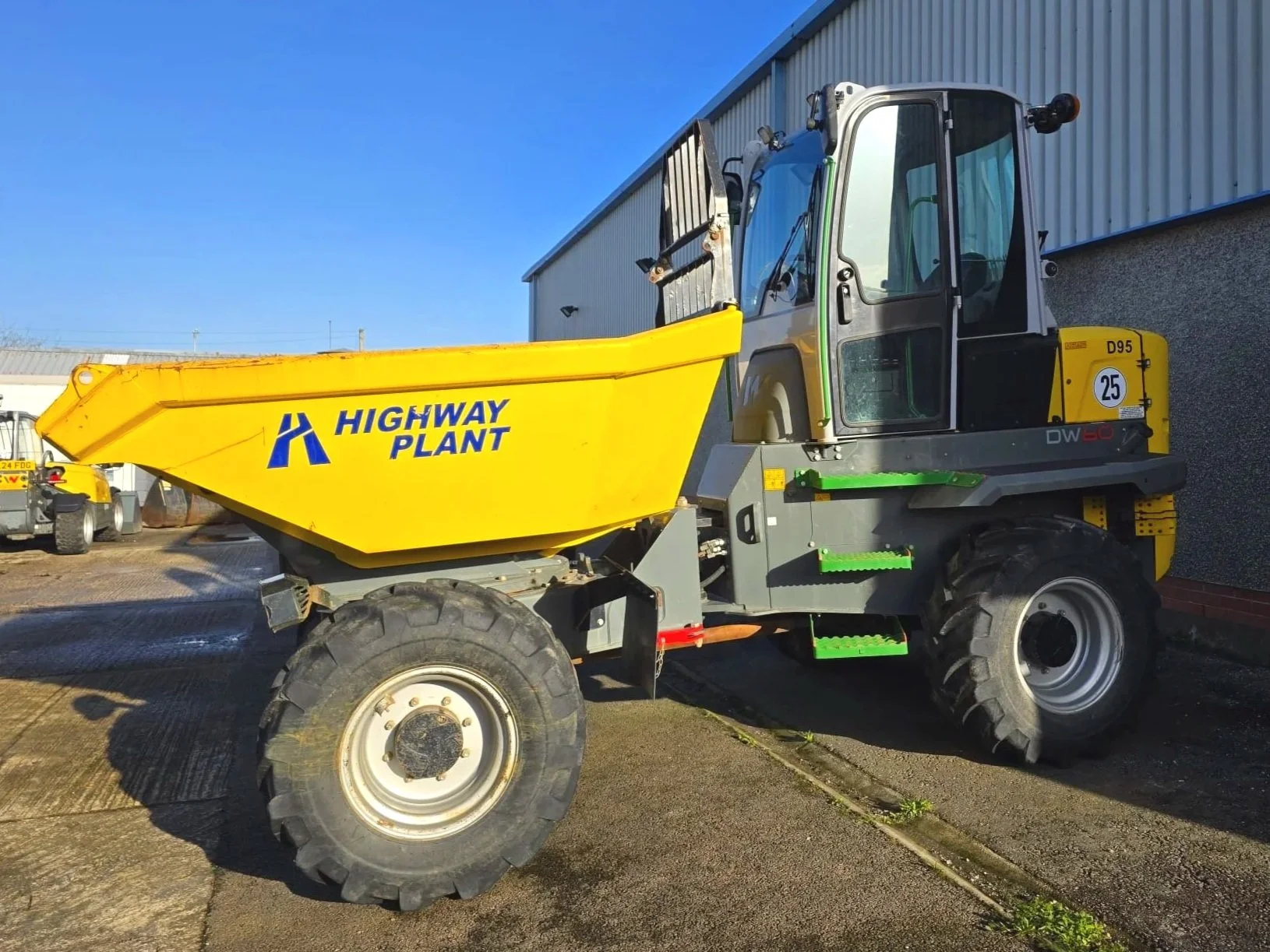 6T wacker nueson dumper for hire in Cornwall and Devon