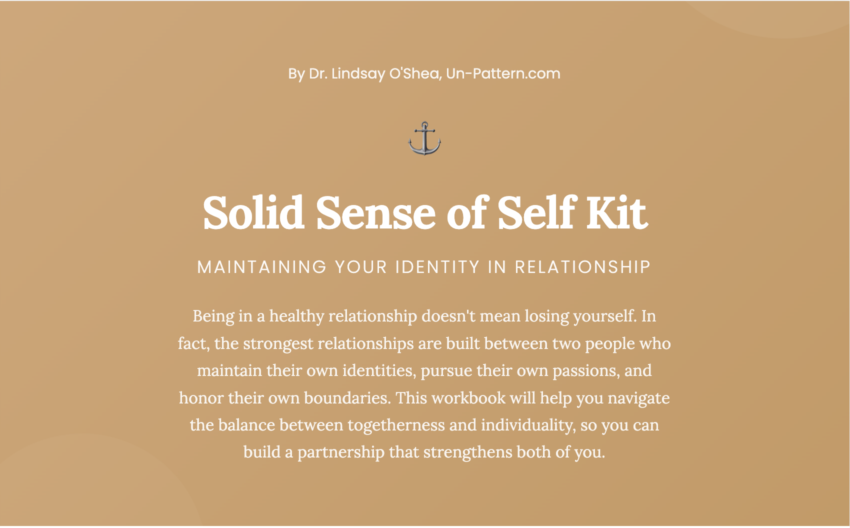 Solid Self + Relationships Kit