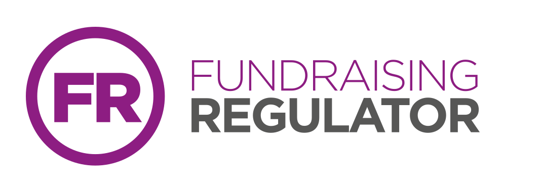 Logo with a purple circle containing the letters 'FR,' and next to it, the words 'FUNDRAISING' in purple and 'REGULATOR' in gray.