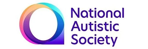 Logo of the National Autistic Society featuring a colorful circular design.