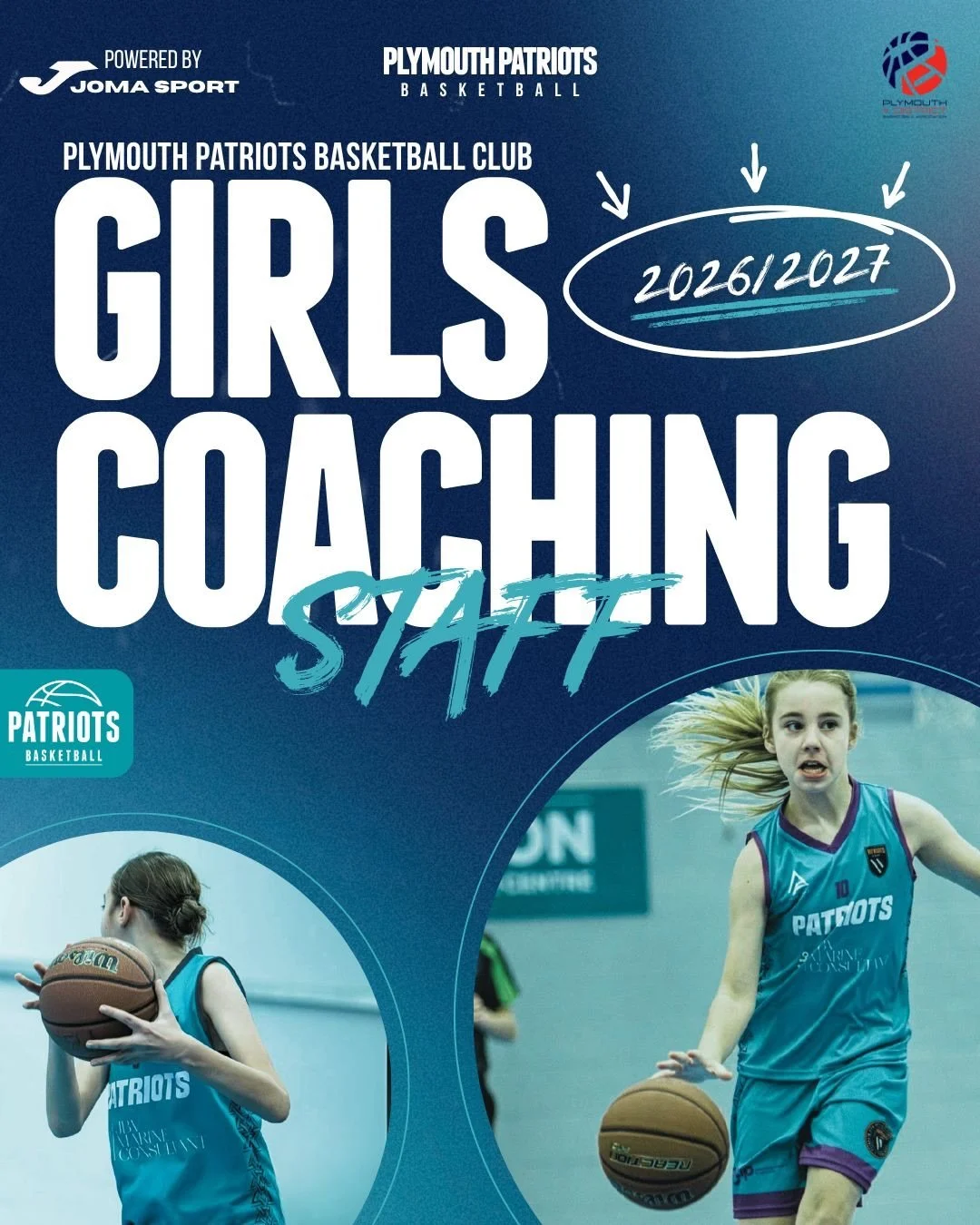 We&rsquo;re delighted to announce our Girls Head Coaches for the 2026/27 season at Plymouth Patriots Basketball Club.

Building on the fantastic progress and success of our girls programme last season, we&rsquo;re excited to have Ben Masters leading 