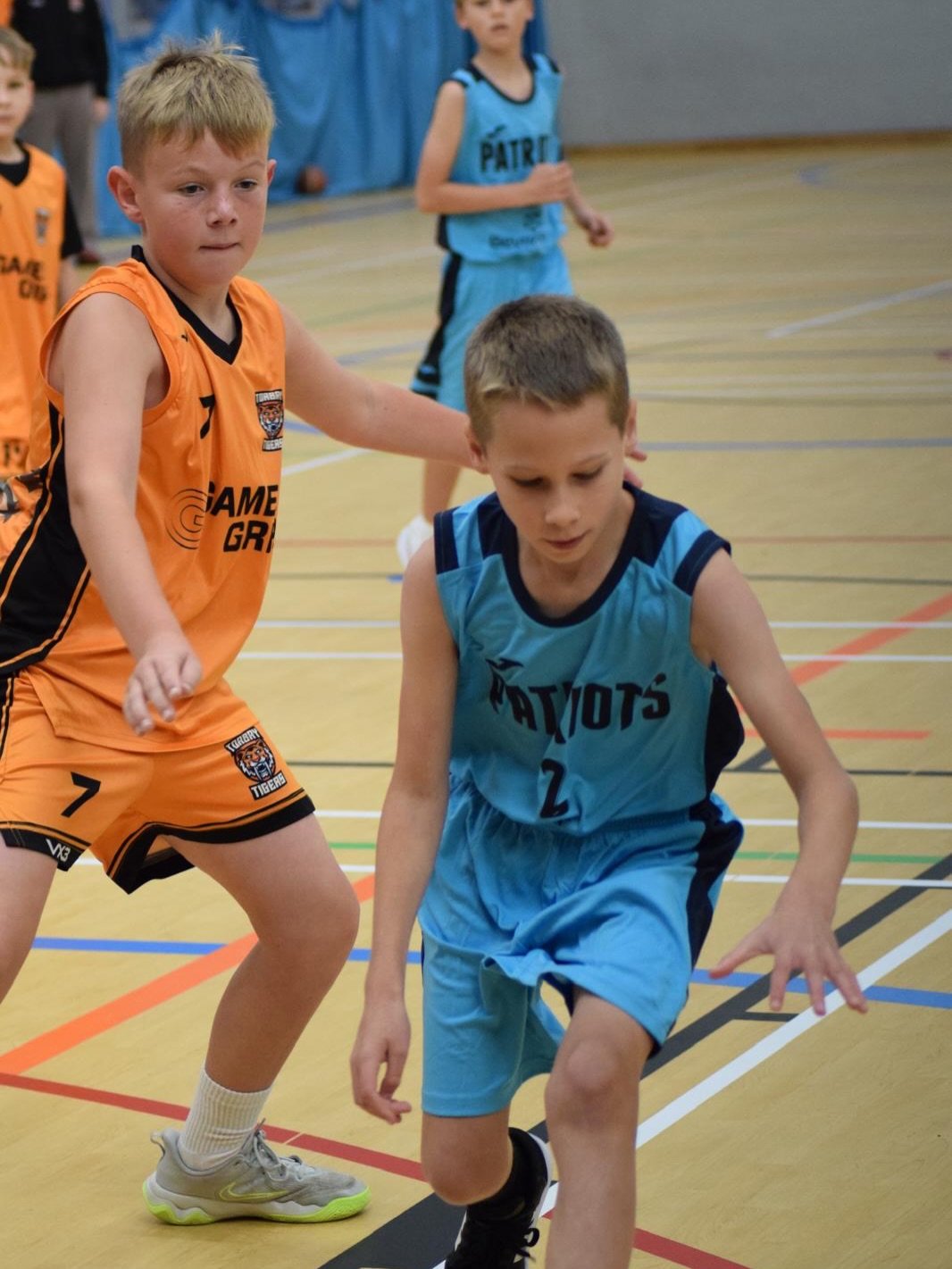 Our Under 12s played their first games of the season on Saturday in the @pdba.uk CVL. They came away with a win and a loss, played some great basketball, and had a brilliant morning. 

Patriots I v Cornwall Saracens 
Win - Loss 

Patriots II v Torbay