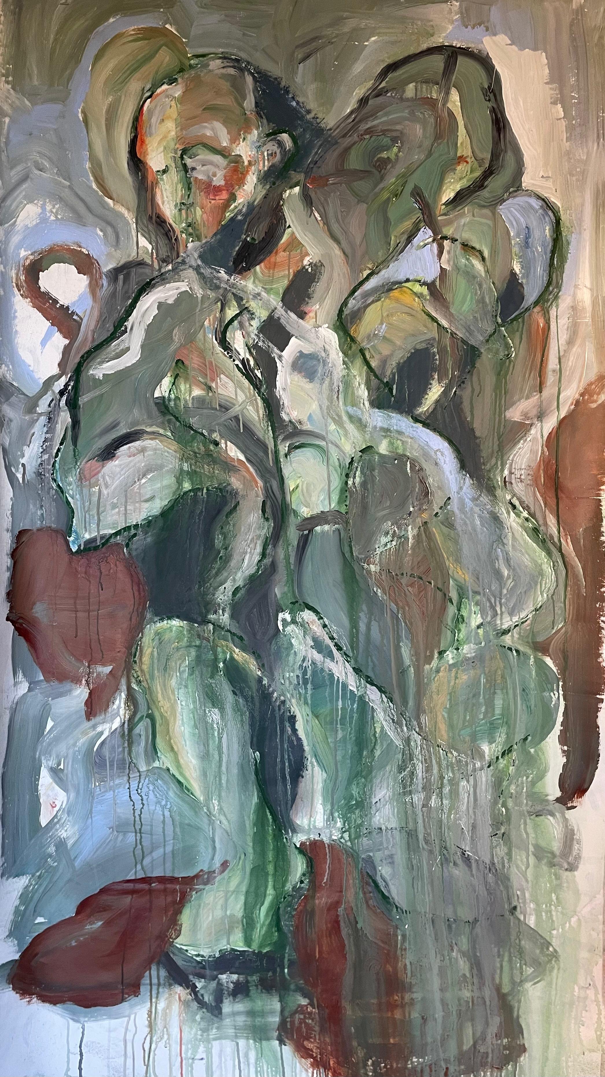 Figura che si agita
150x250cm 
acrilico su tela
Cairate (VA)