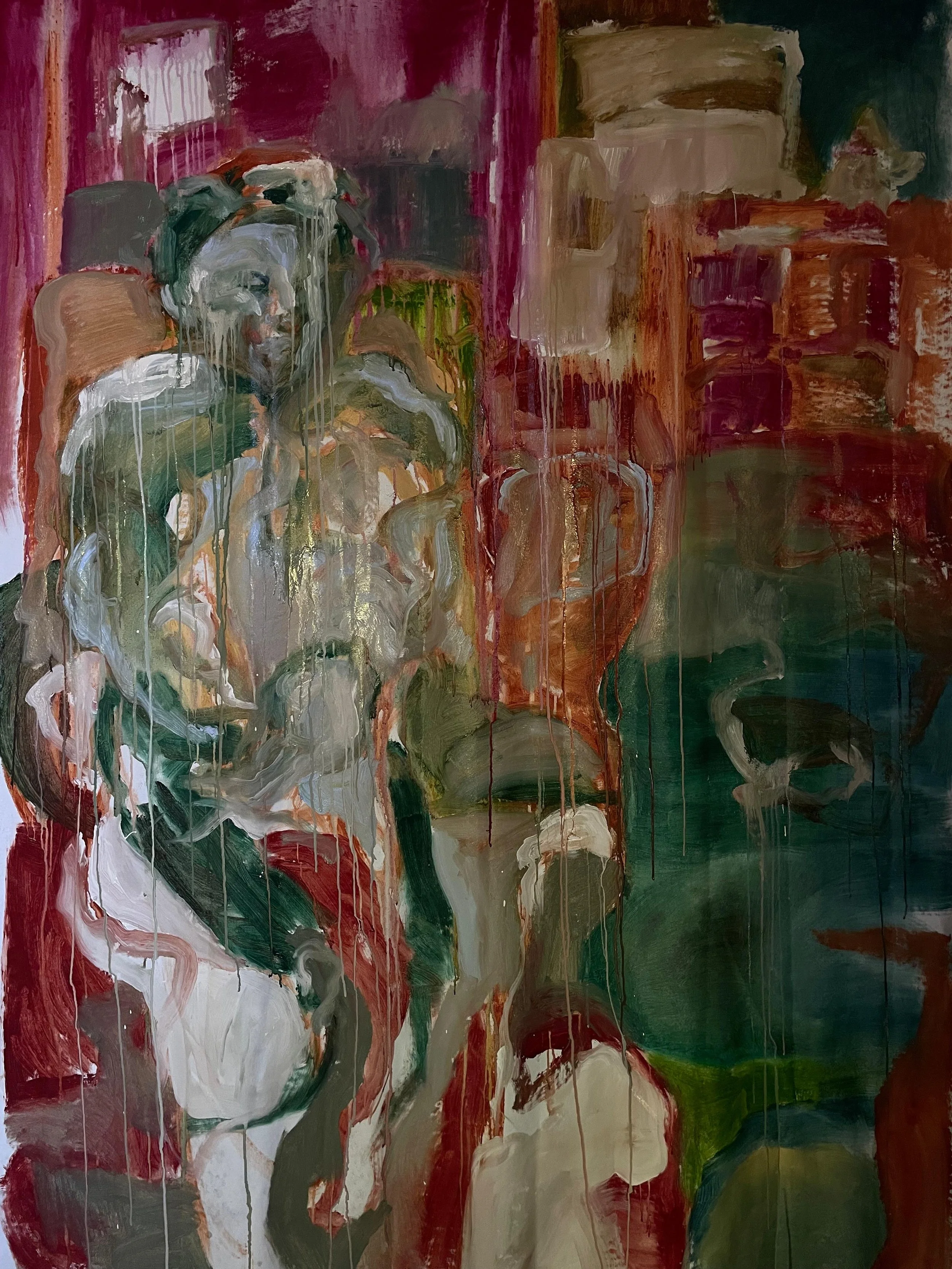 Figura seduta
200x250 cm
olio e acrilico su tela
cairate(VA)