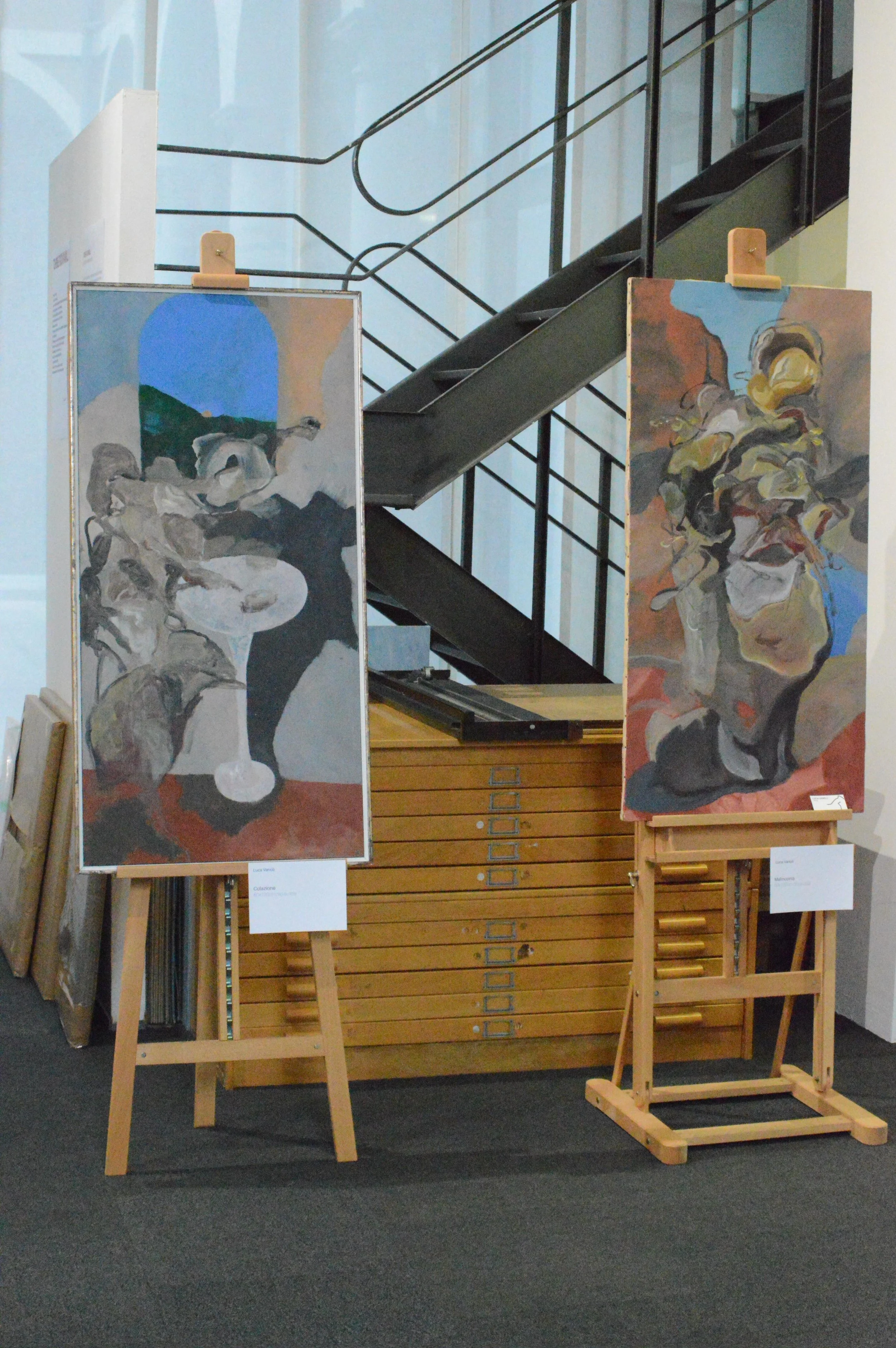 Colazione e malinconia
60x120 cm, olio su tela
Milano
Atelier Crespi Brera, mostra Turbe Giovanili 2026