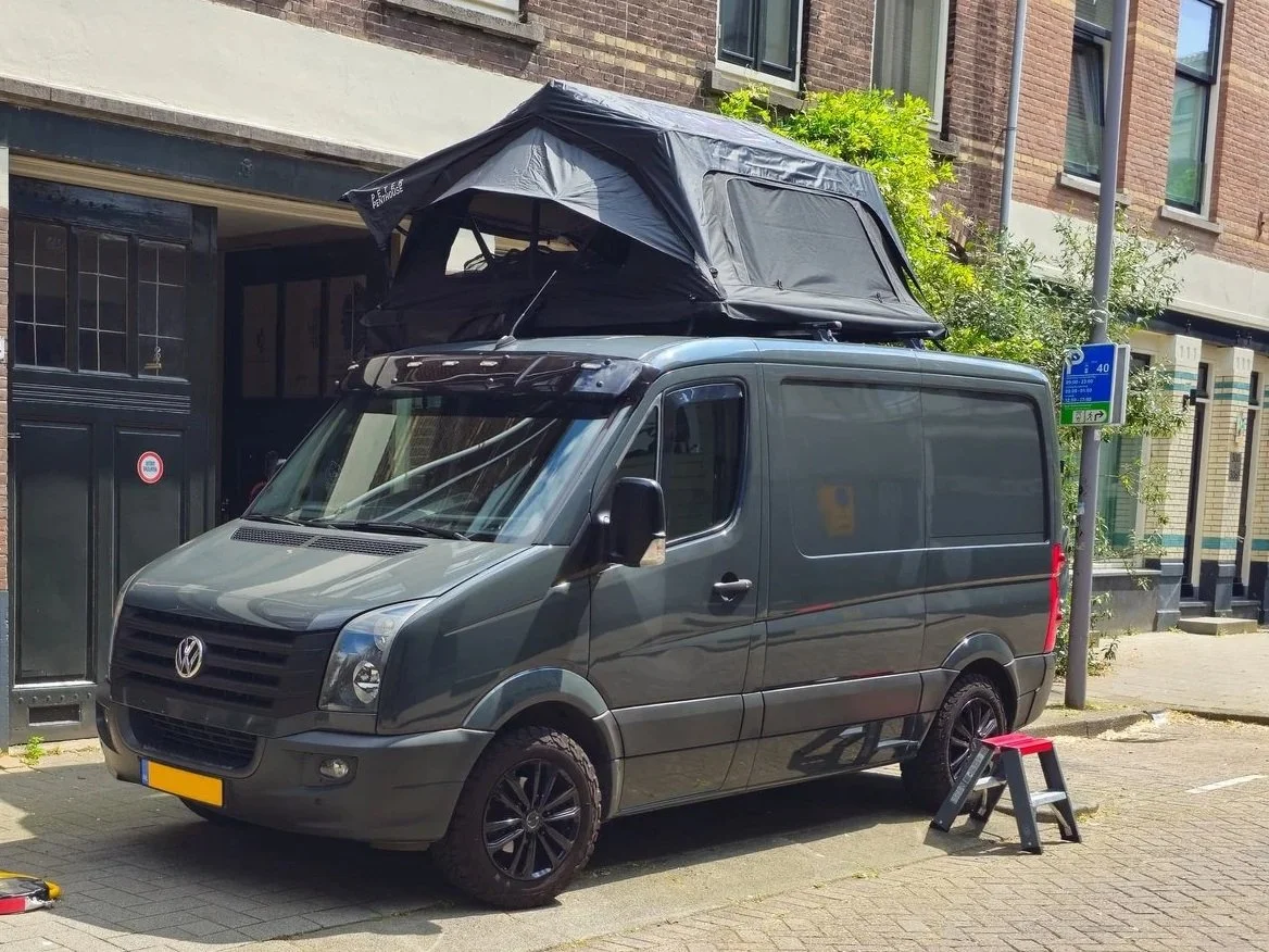 Daktent op een Volkswagen Crafter, kan dat? (Ja)