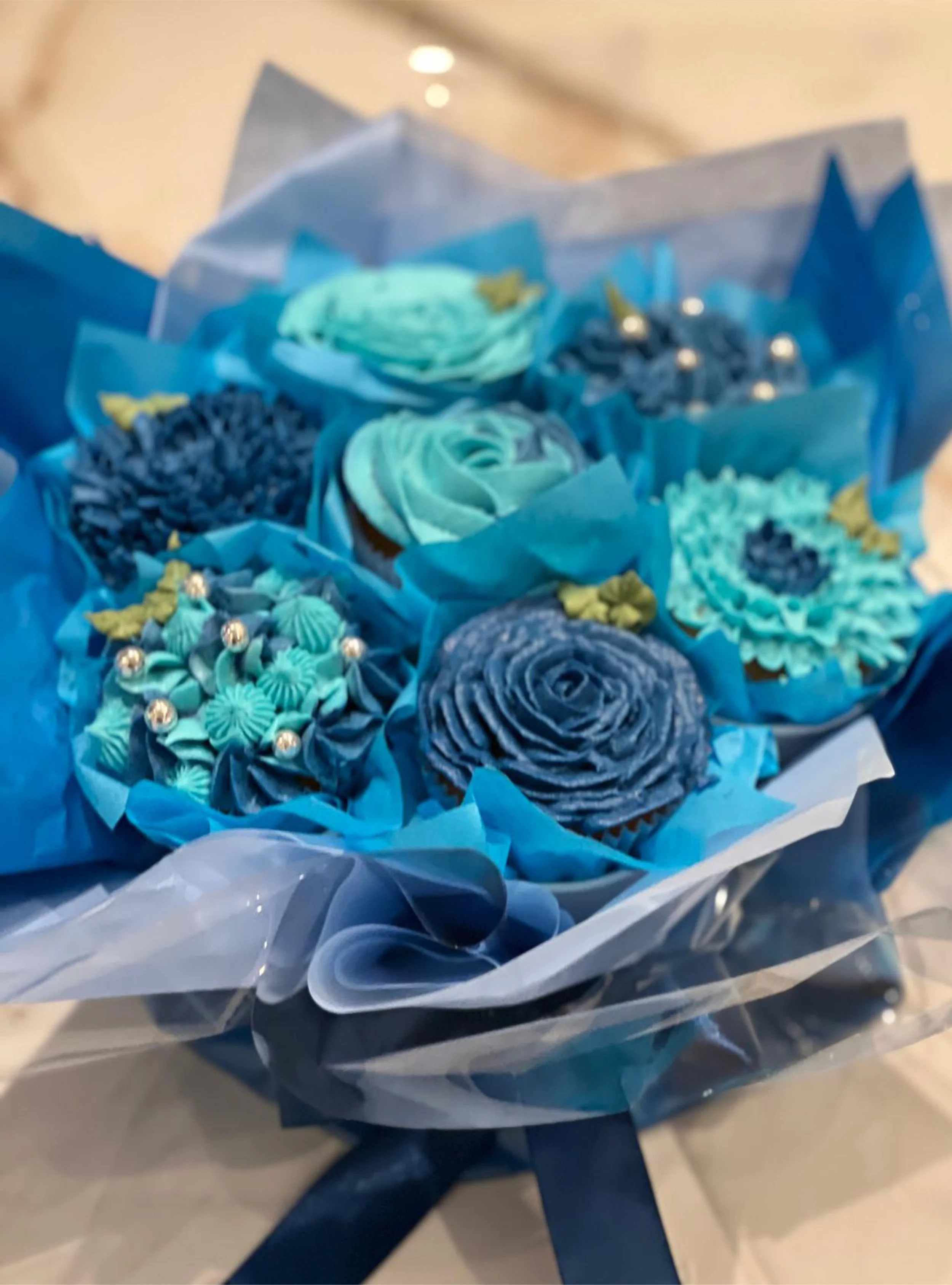 CUPCAKE - Flower Bouquet - Blue.jpg
