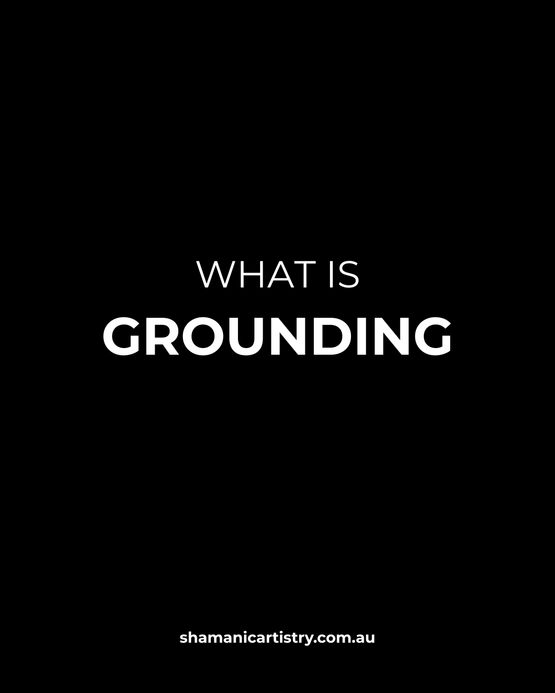 What is grounding?
