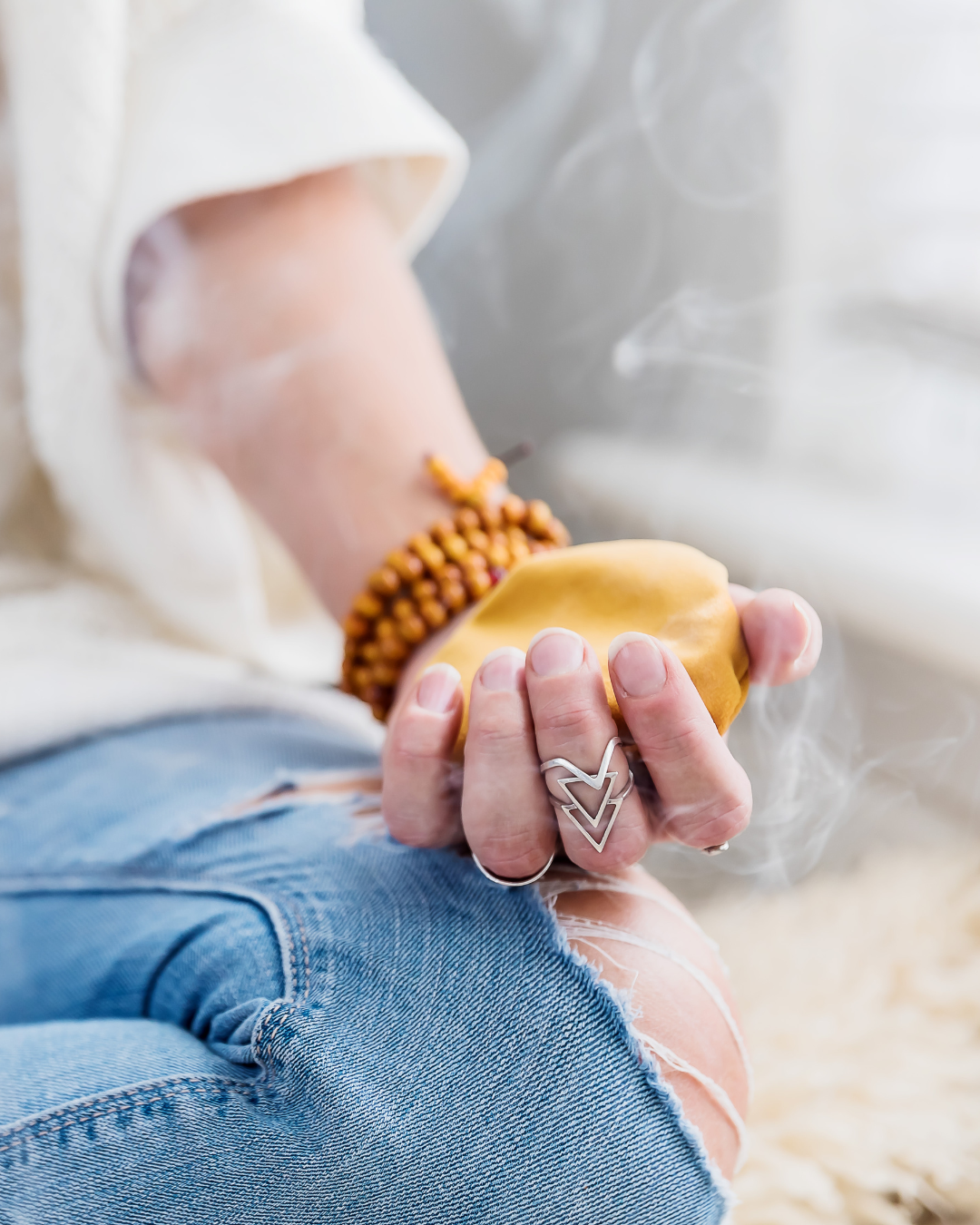 I am safe- meditation hand weights