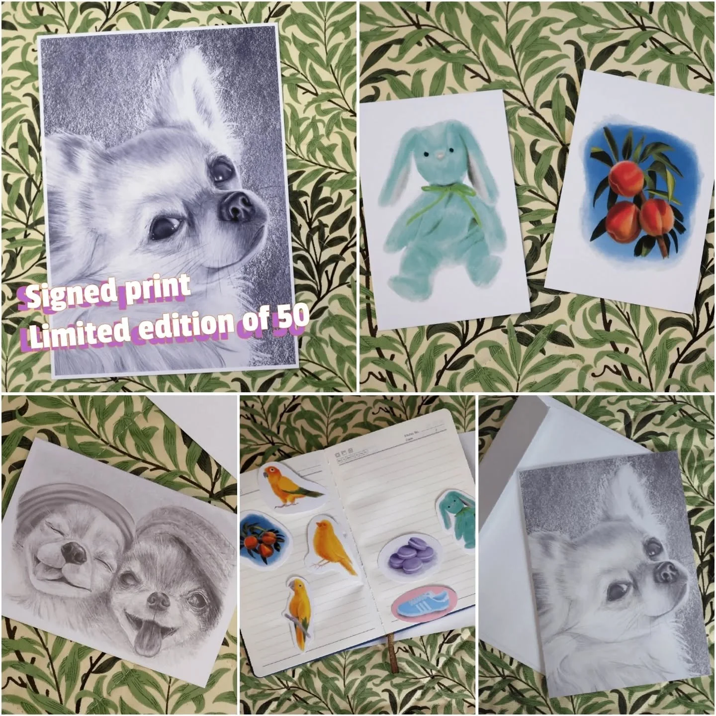 New stuff on my site! www.bancroftiodraws.com! We have signed first edition prints of Findus 💕 as well as greetings cards, postcards and stickers! Plus other prints (non-signed) and postcards fulfilled by printful.
#dogartofinstagram #artcollectorsl