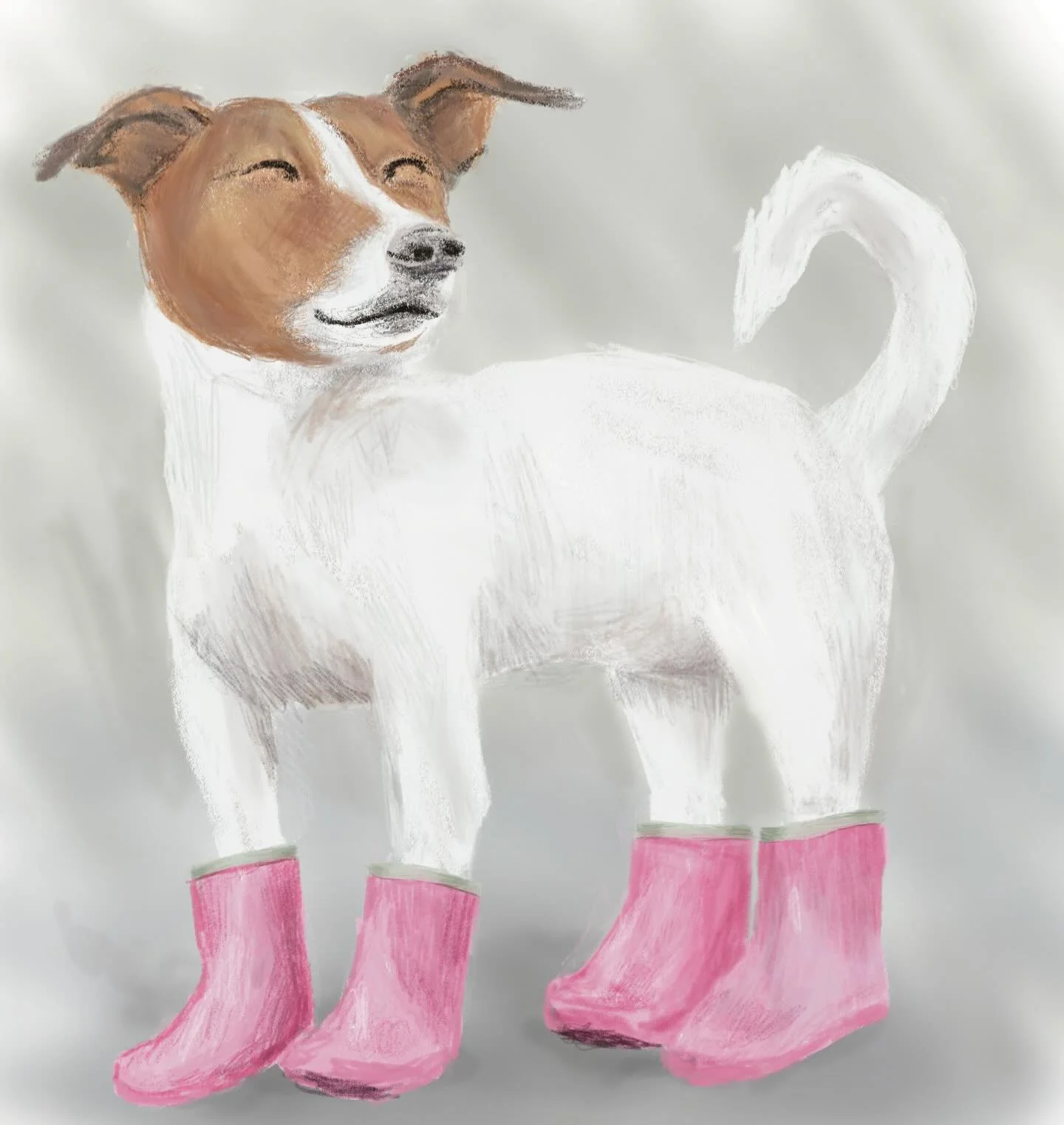 My finished doodle for day 2 of #75art. The theme was &ldquo;boots&rdquo;.