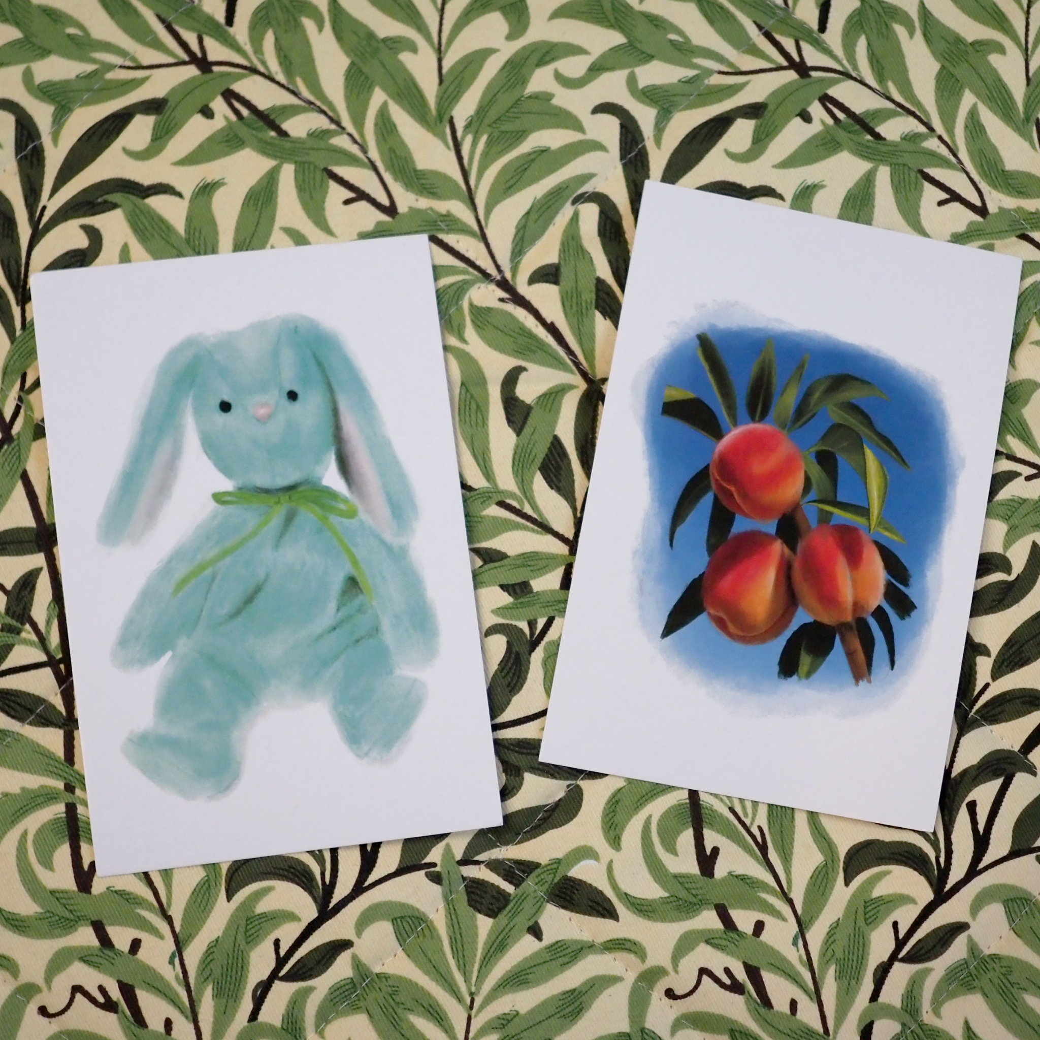 Bunny & Peaches – Postcard Set